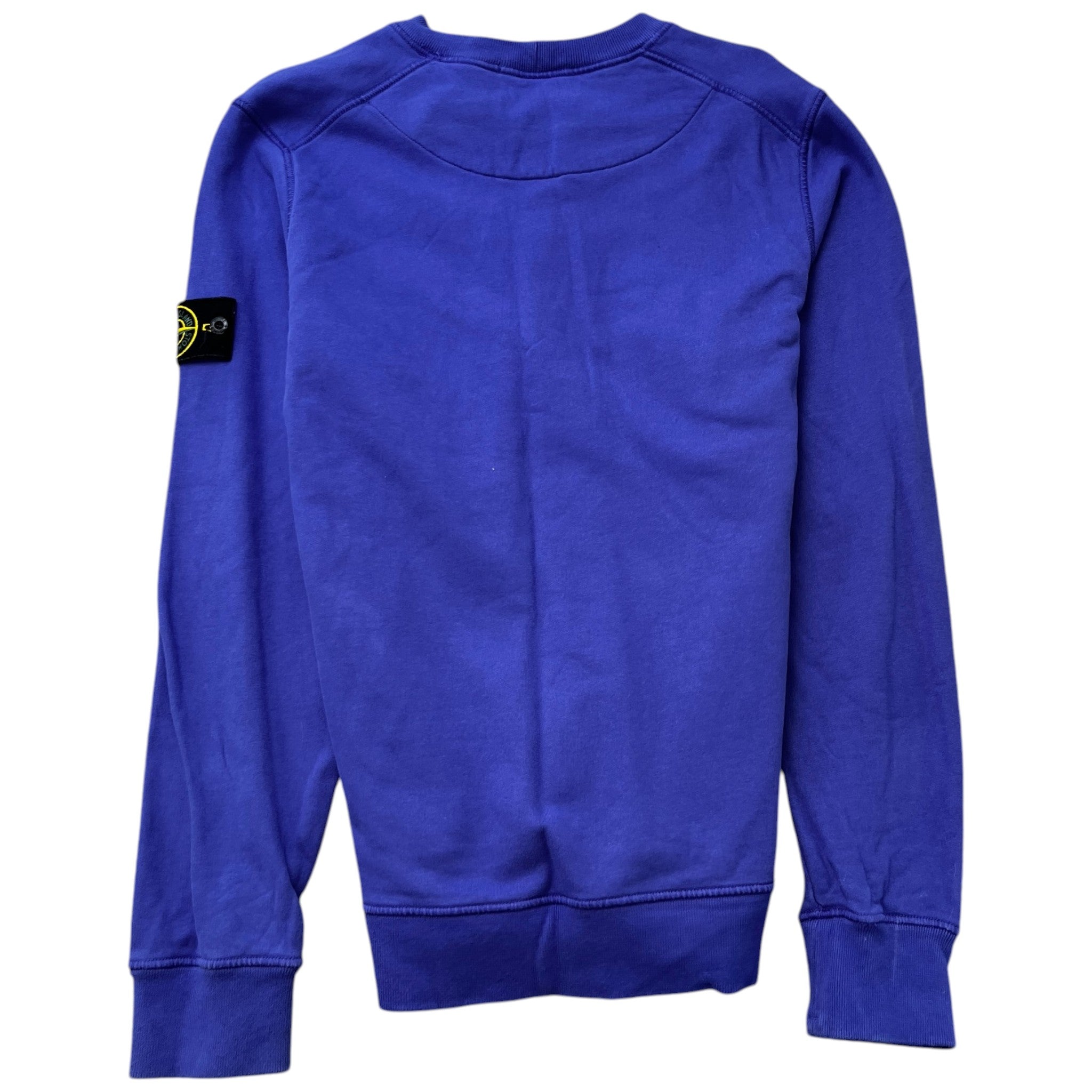Men's Applique Logo Sweatshirt Purple Size M
