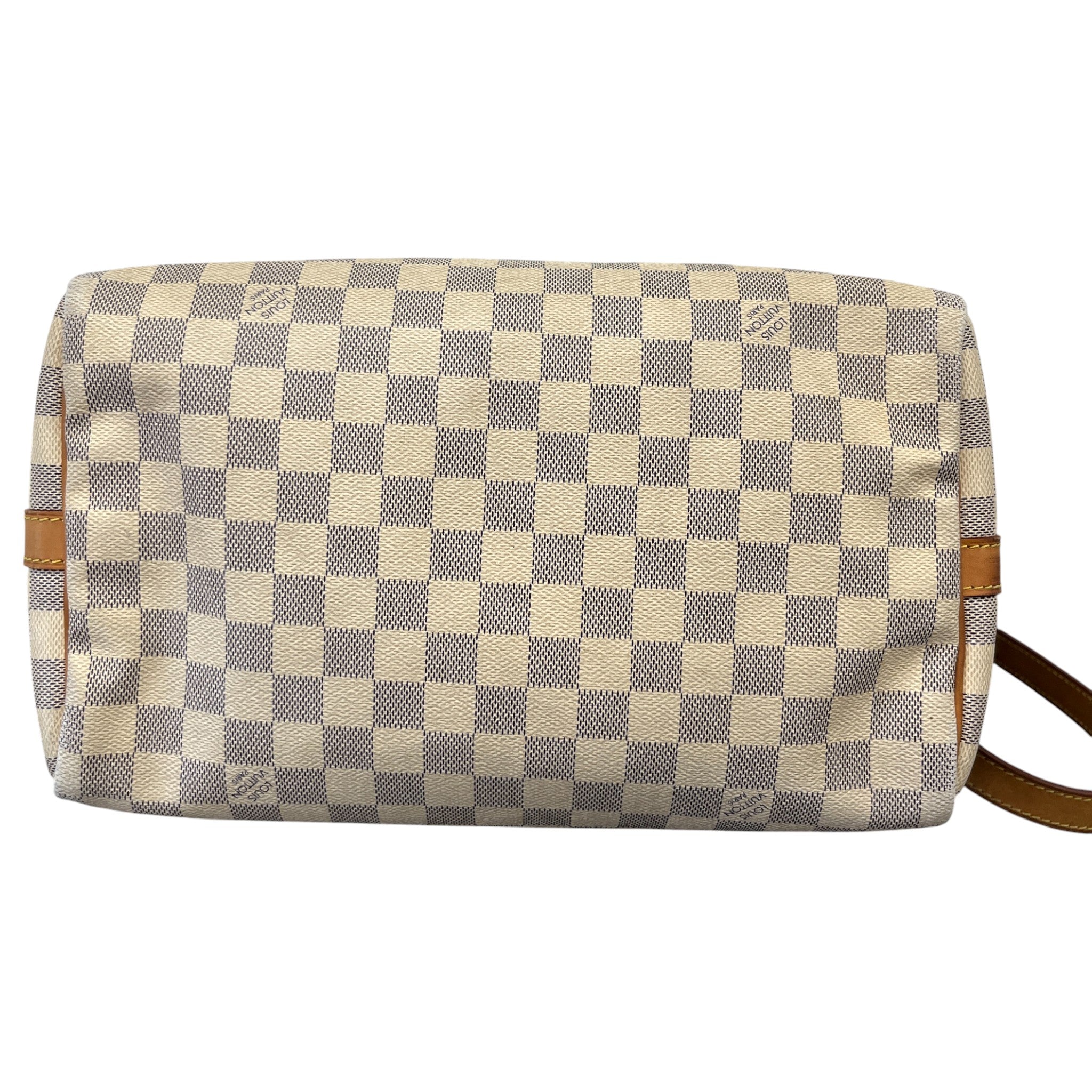 Women's Damier Azur Speedy 30 Bandouliere Handbag White
