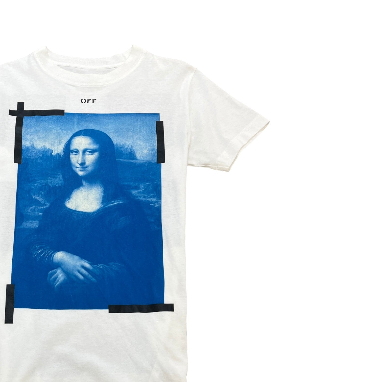 Men's Mona Lisa Arrows Logo T-Shirt White Size XS