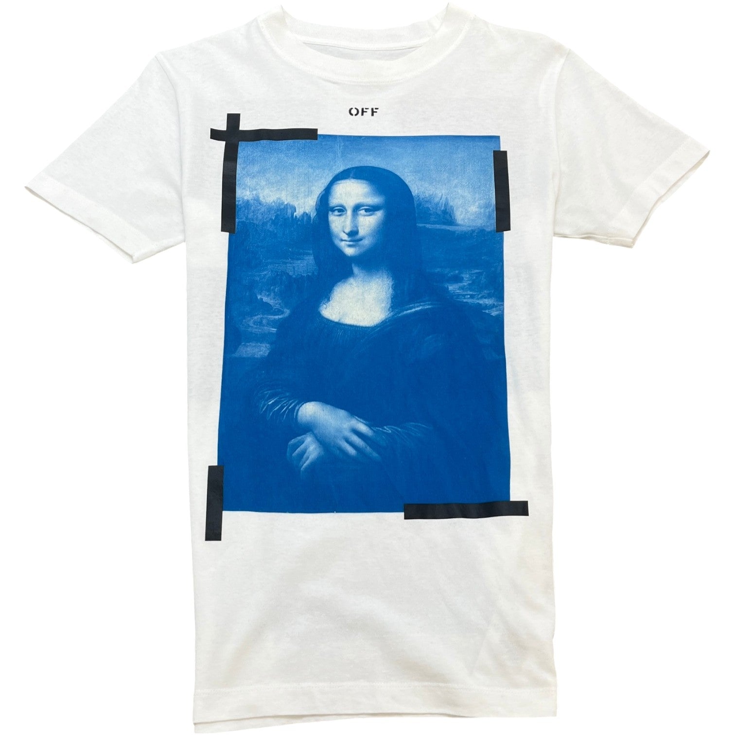 Men's Mona Lisa Arrows Logo T-Shirt White Size XS