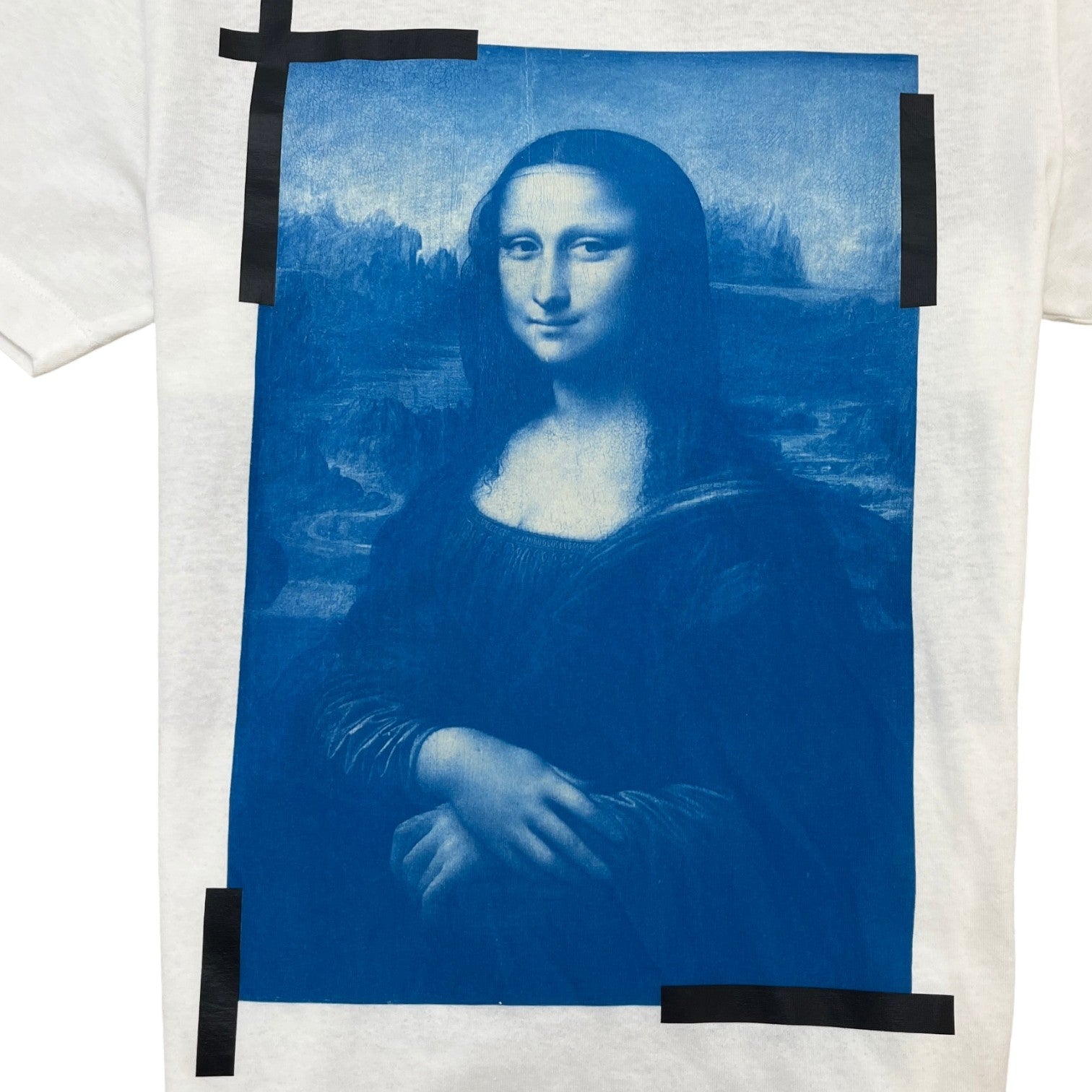 Men's Mona Lisa Arrows Logo T-Shirt White Size XS