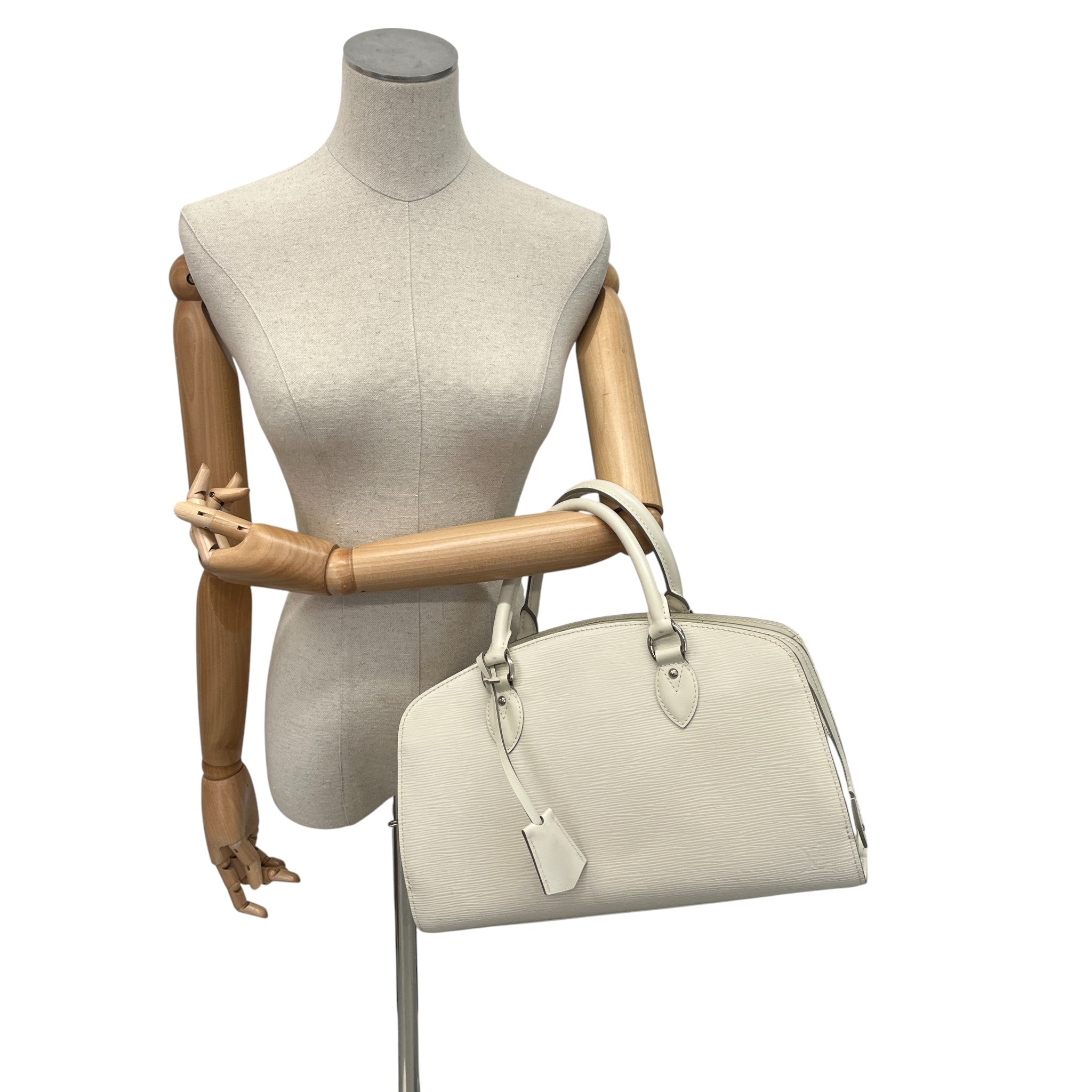 Women's Epi Pont Neuf Pm Handbag White