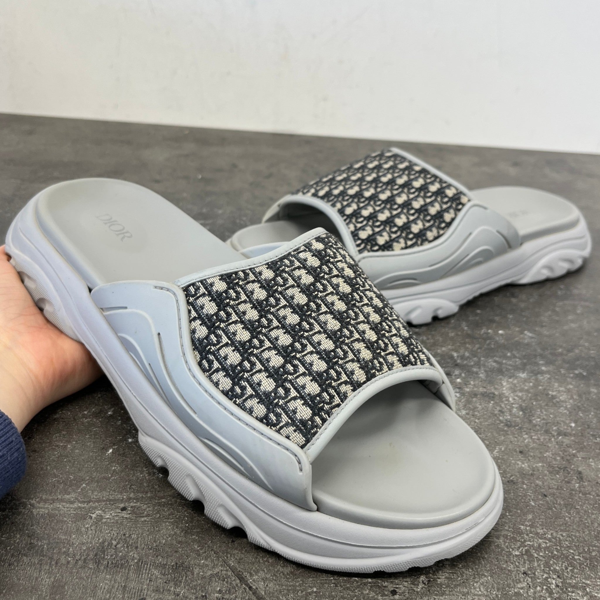 Men's H-Town Slides Grey Size EU 42 / UK 8