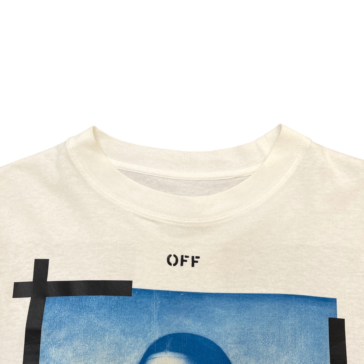Men's Mona Lisa Arrows Logo T-Shirt White Size XS