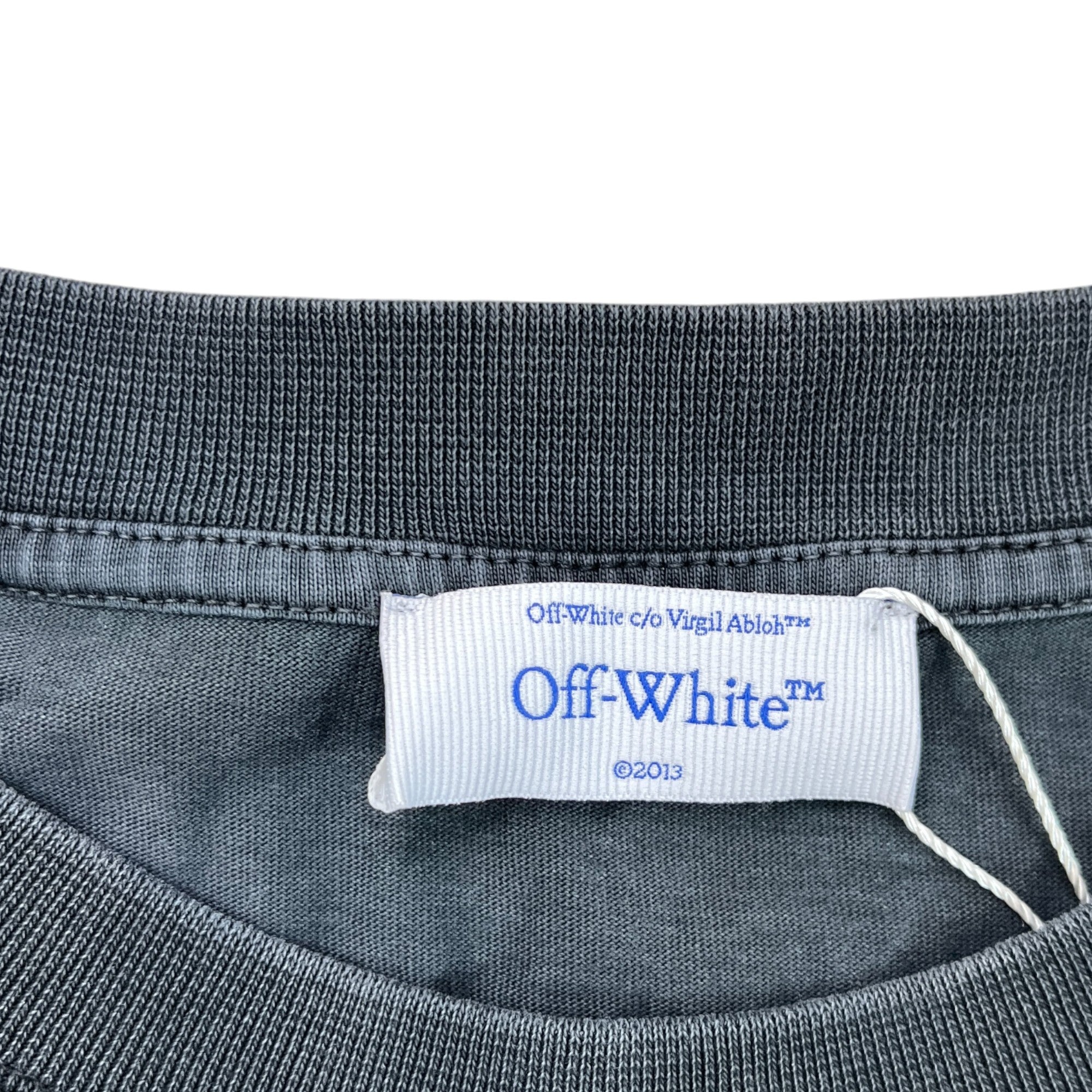 Men's Logo Print T-Shirt Black Size XXL