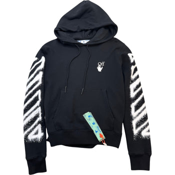 Men's Spray Marker Hoodie Black Size M