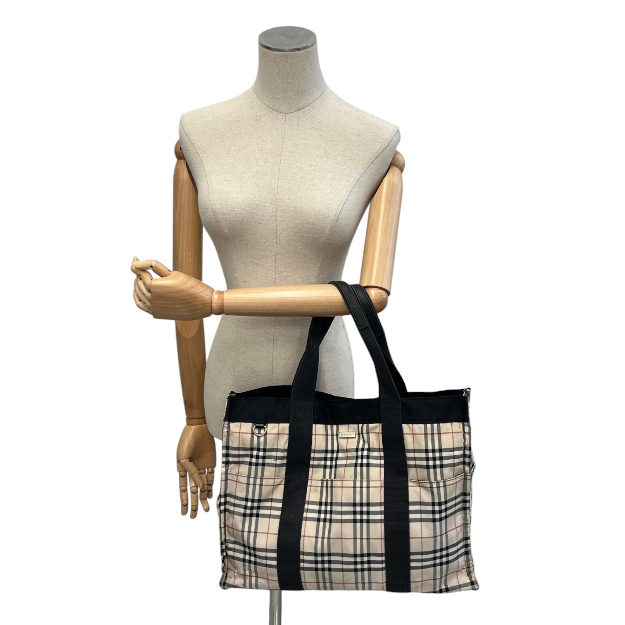 Women's Vintage Check Bag Beige
