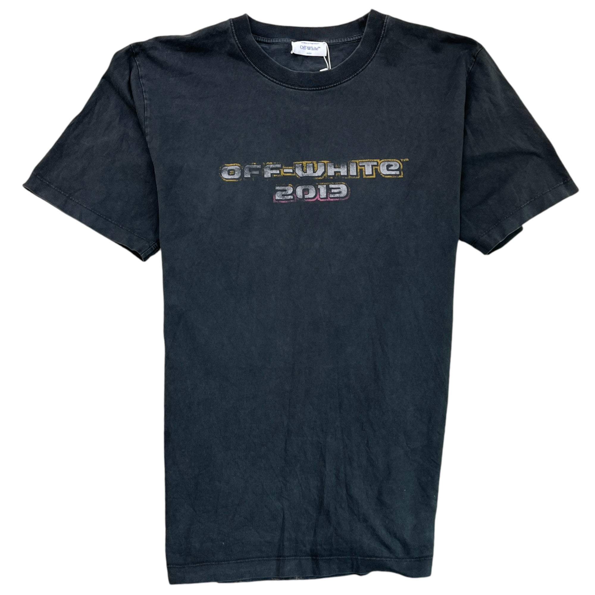 Men's Logo Print T-Shirt Black Size XXL