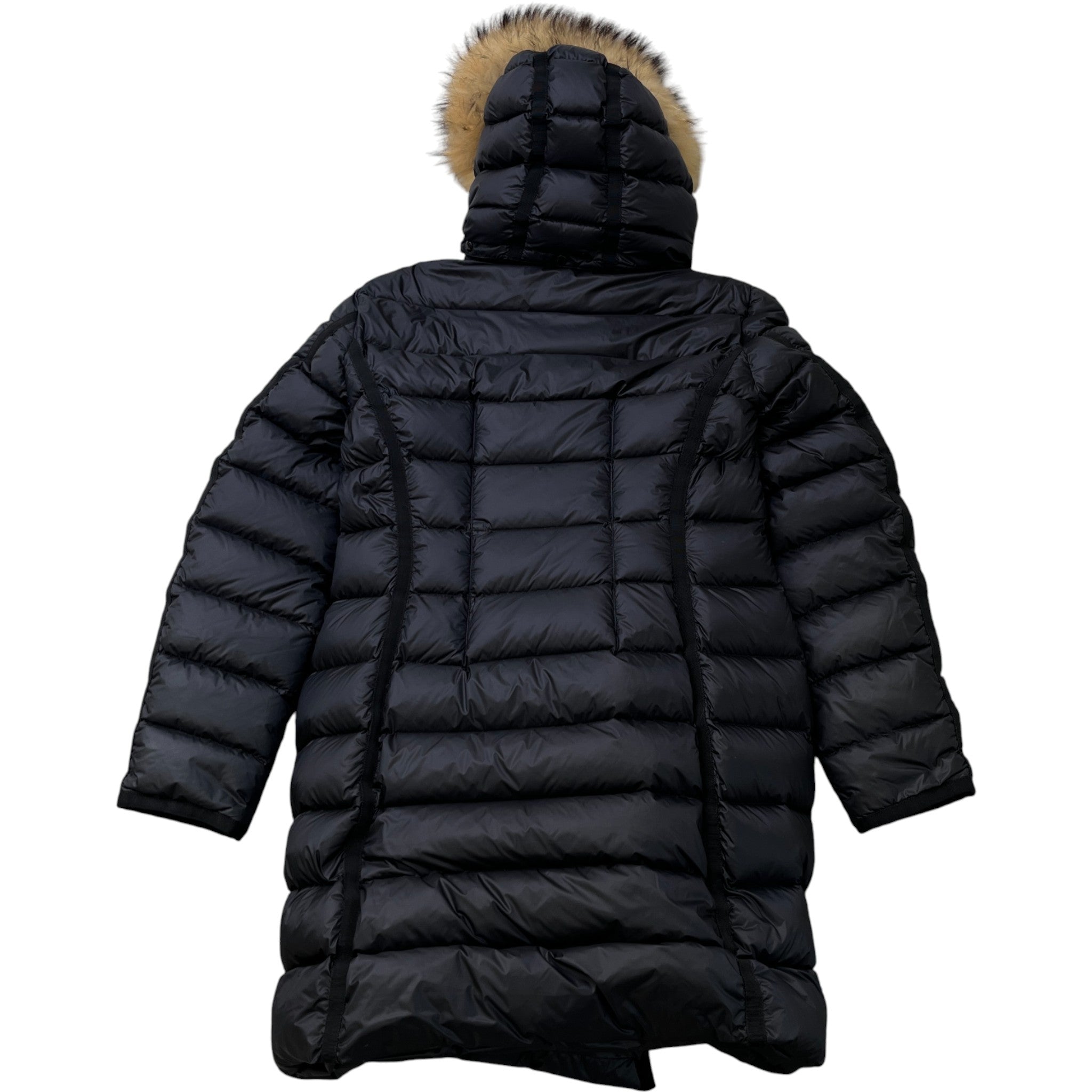 Women's Hermifur Long Size 6 / Uk 20 Down Jacket Black Size XXL