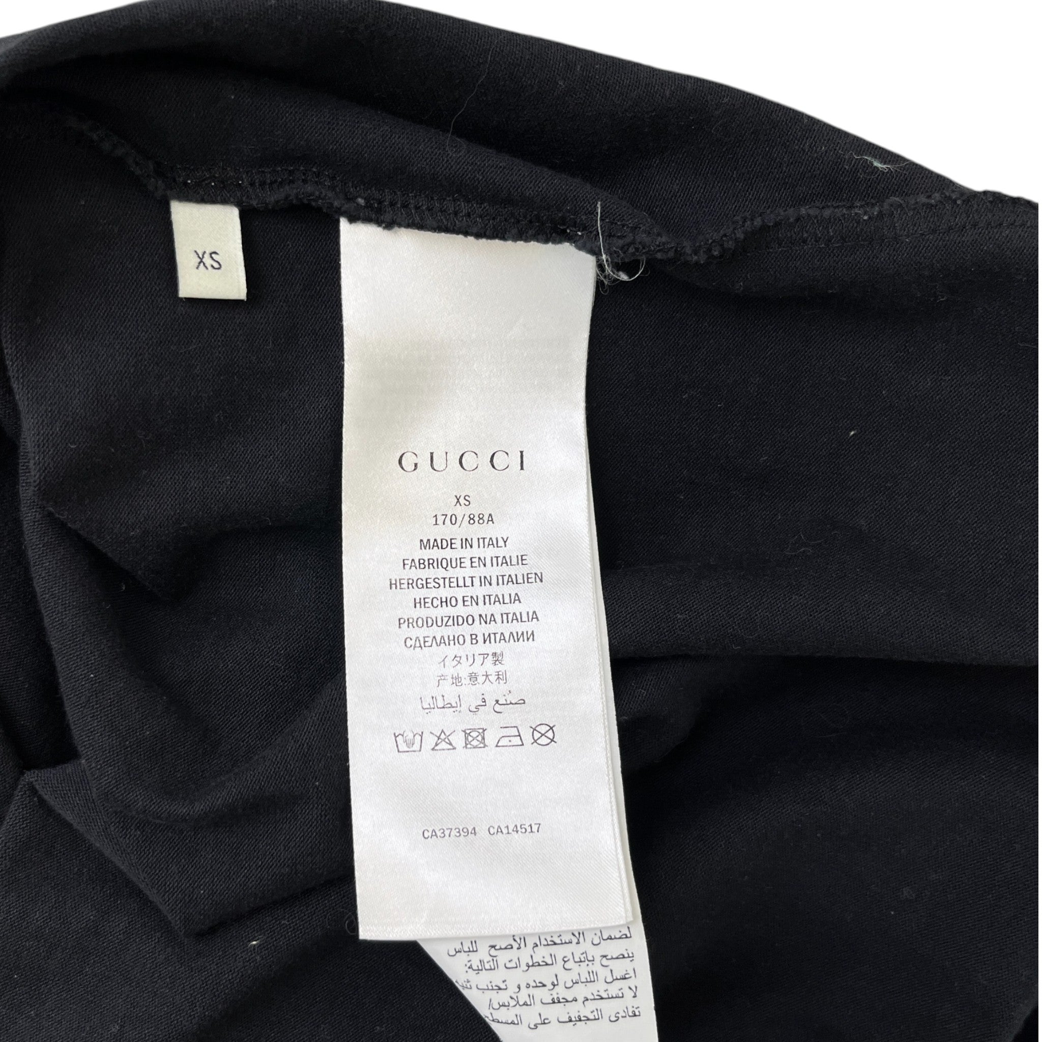 Men's Blade Logo Print T-Shirt Black Size XS