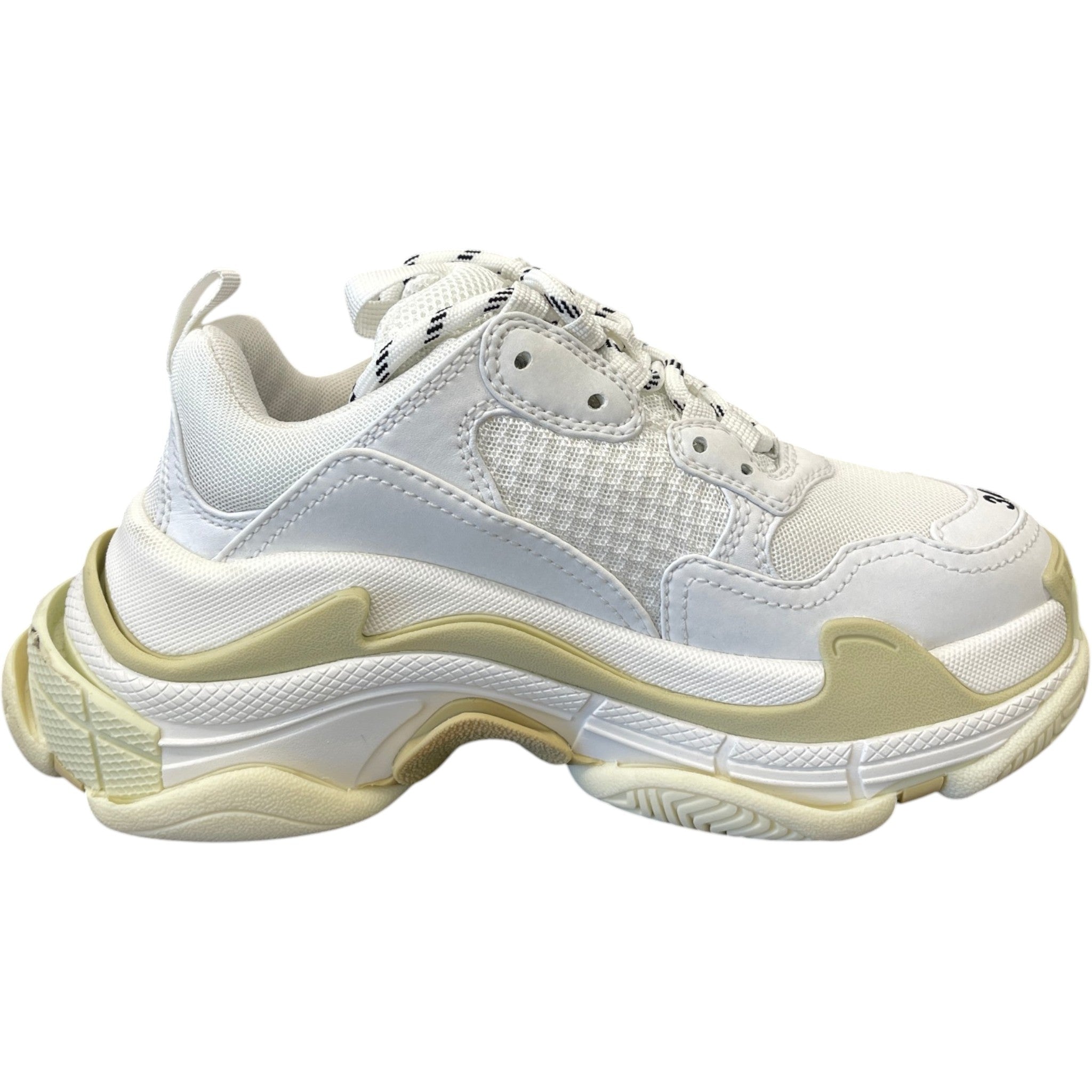Women's Triple S Low Trainers White Size EU 34 / UK 1