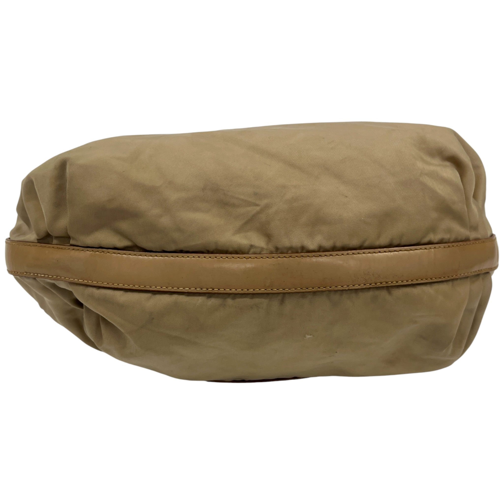 Women's Tessuto Nylon Hobo Handbag Beige