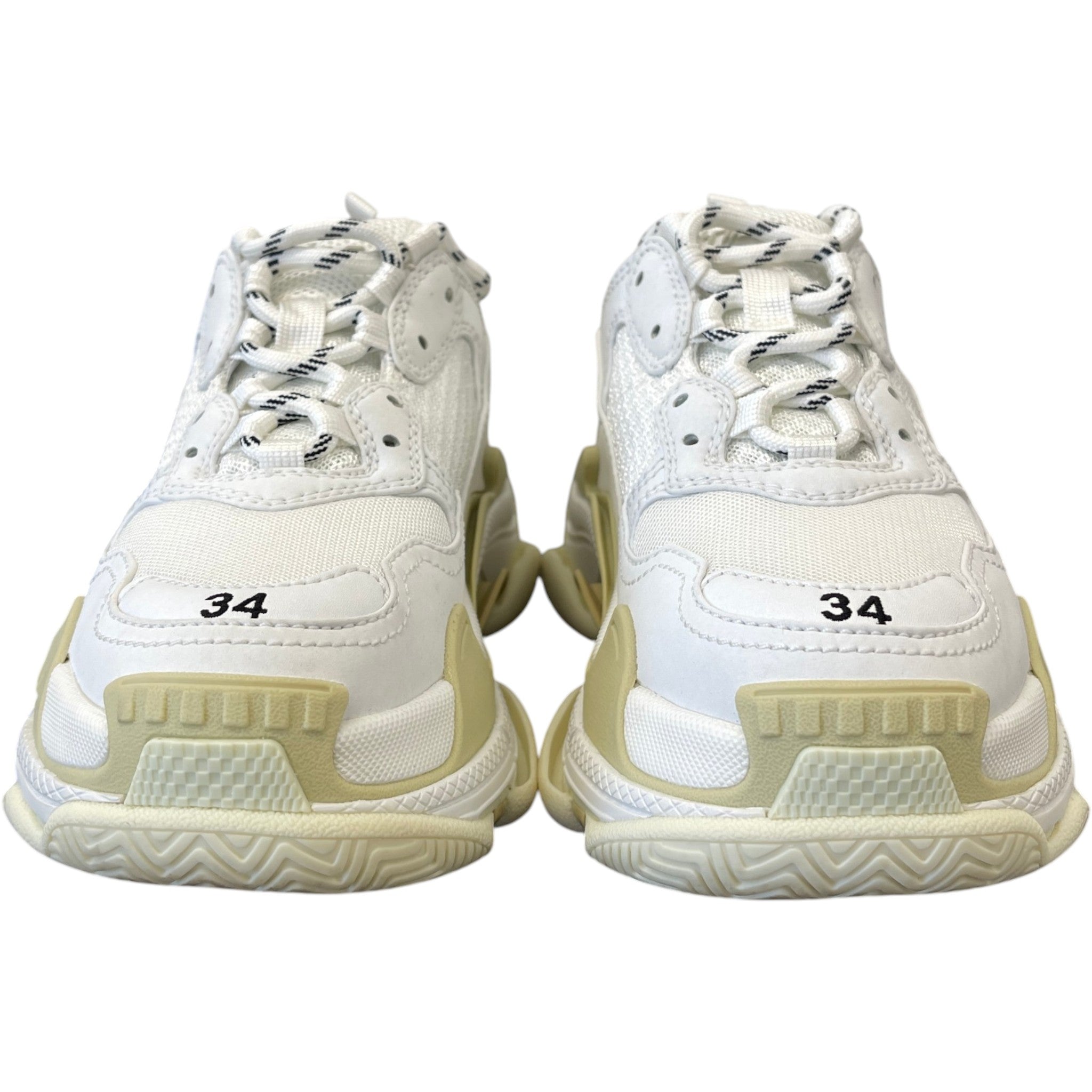 Women's Triple S Low Trainers White Size EU 34 / UK 1
