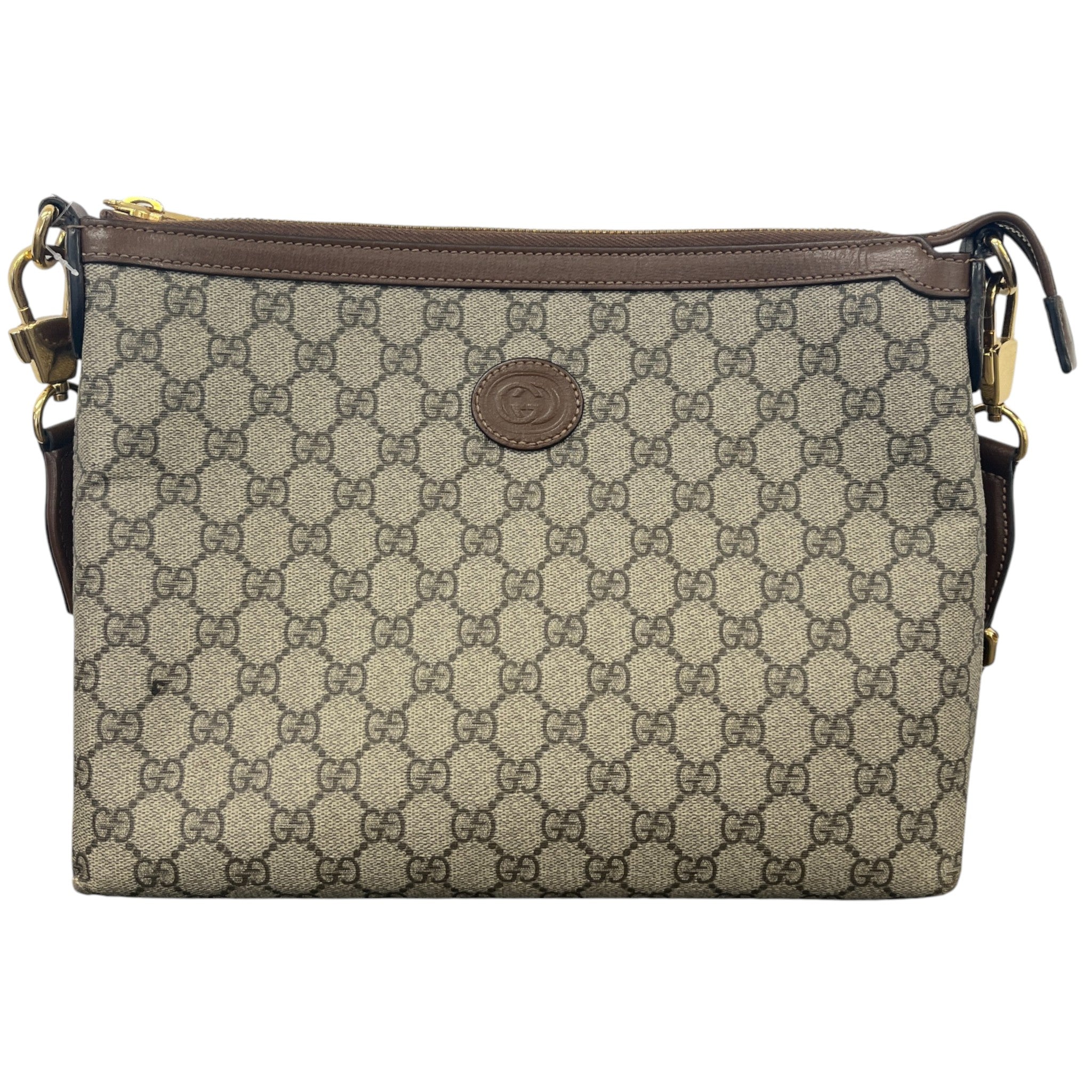 Men's Gg Supreme Messenger Bag Brown