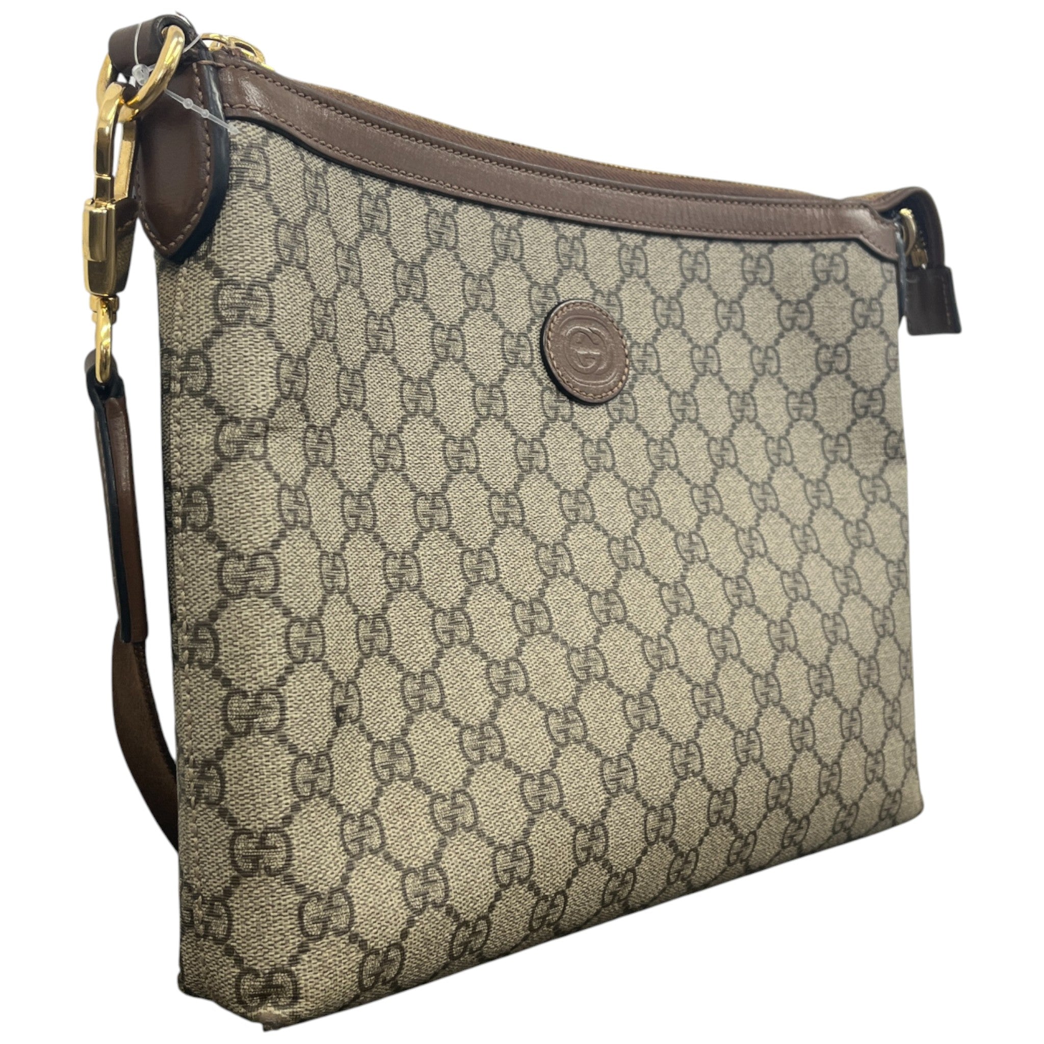 Men's Gg Supreme Messenger Bag Brown