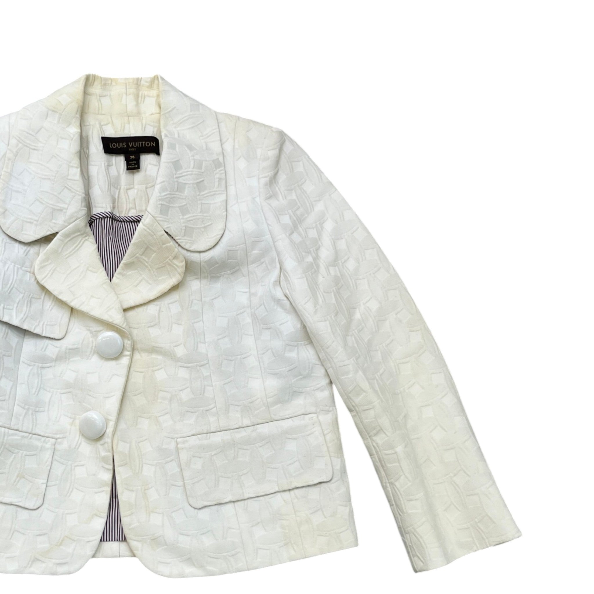 Women's Blazer Neutrals Jacket White Size IT 36 / UK 4