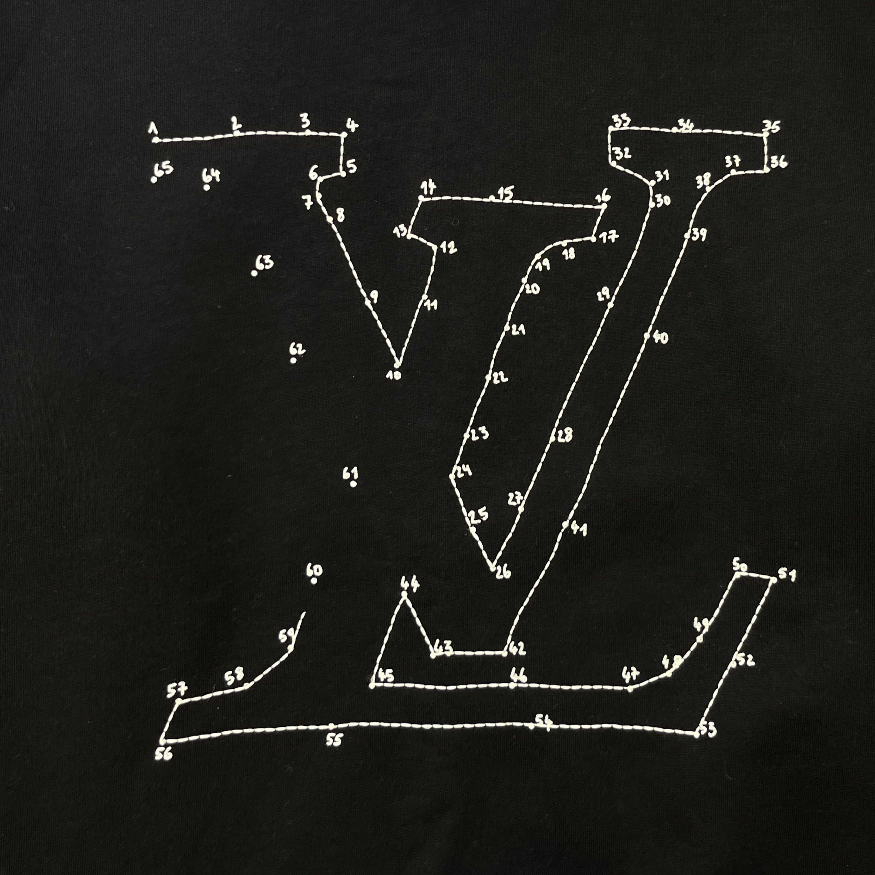 Men's Connect The Dots Jumper Black Size XS