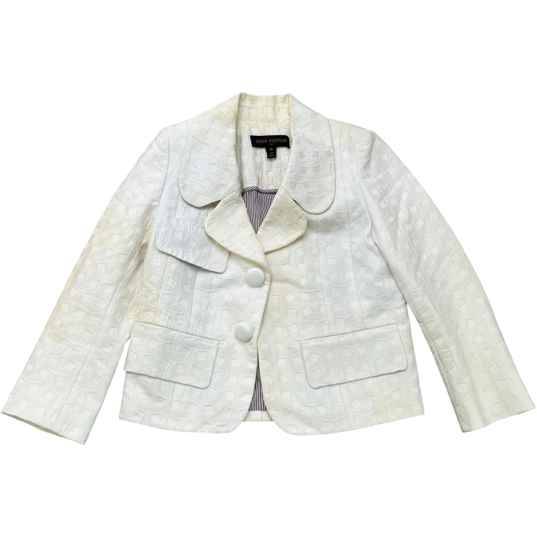 Women's Blazer Neutrals Jacket White Size IT 36 / UK 4