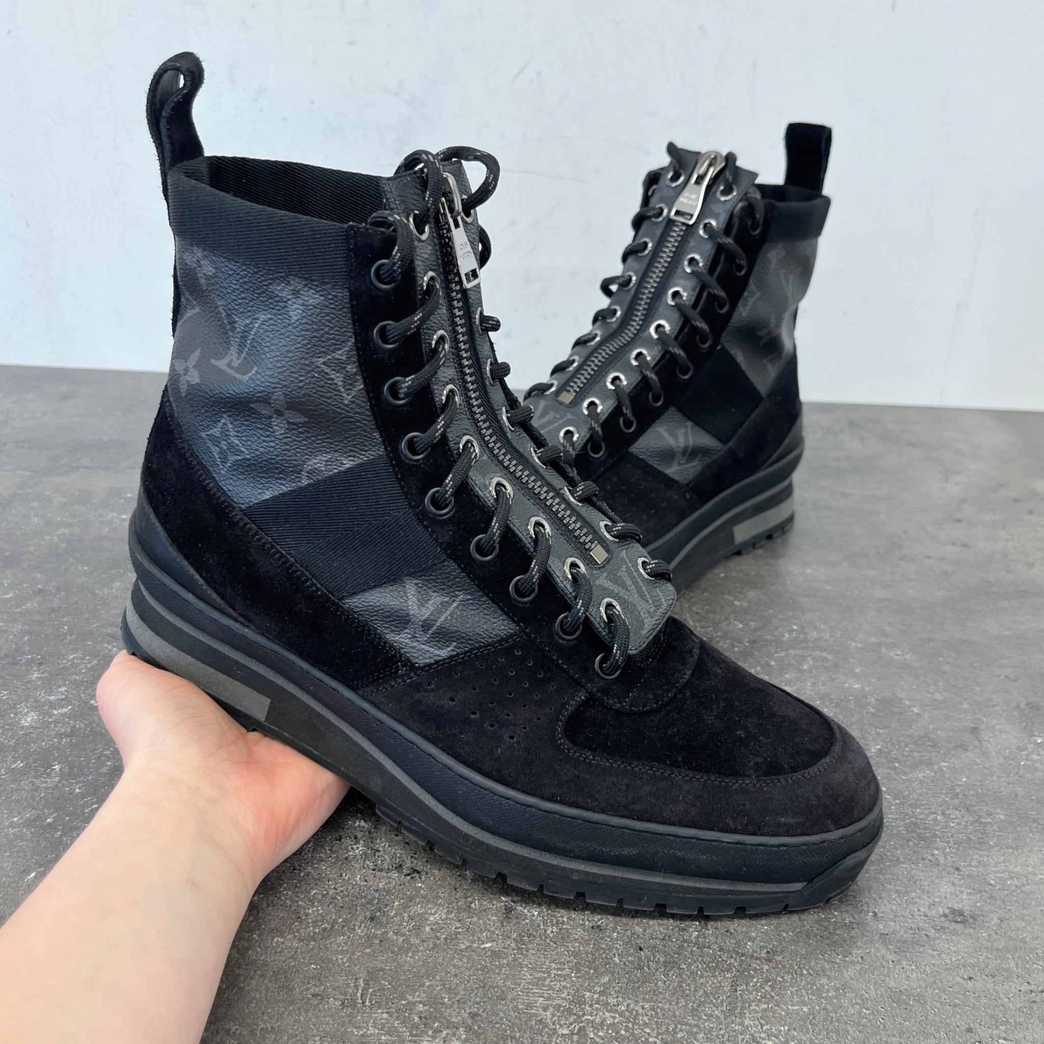 Men's Harlem Ankle Boots Black Size EU 42 / UK 8