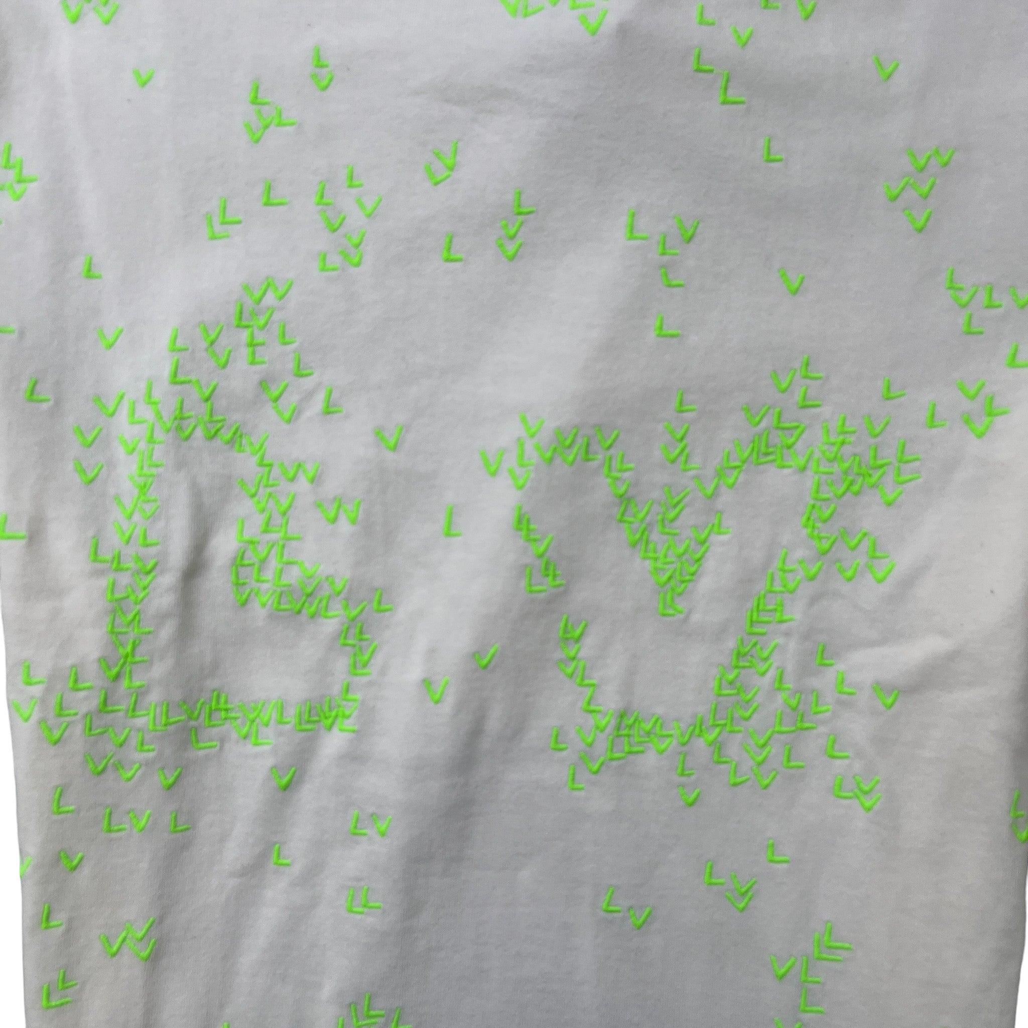 Men's Lv Spread Embroidery T-Shirt White Size XS