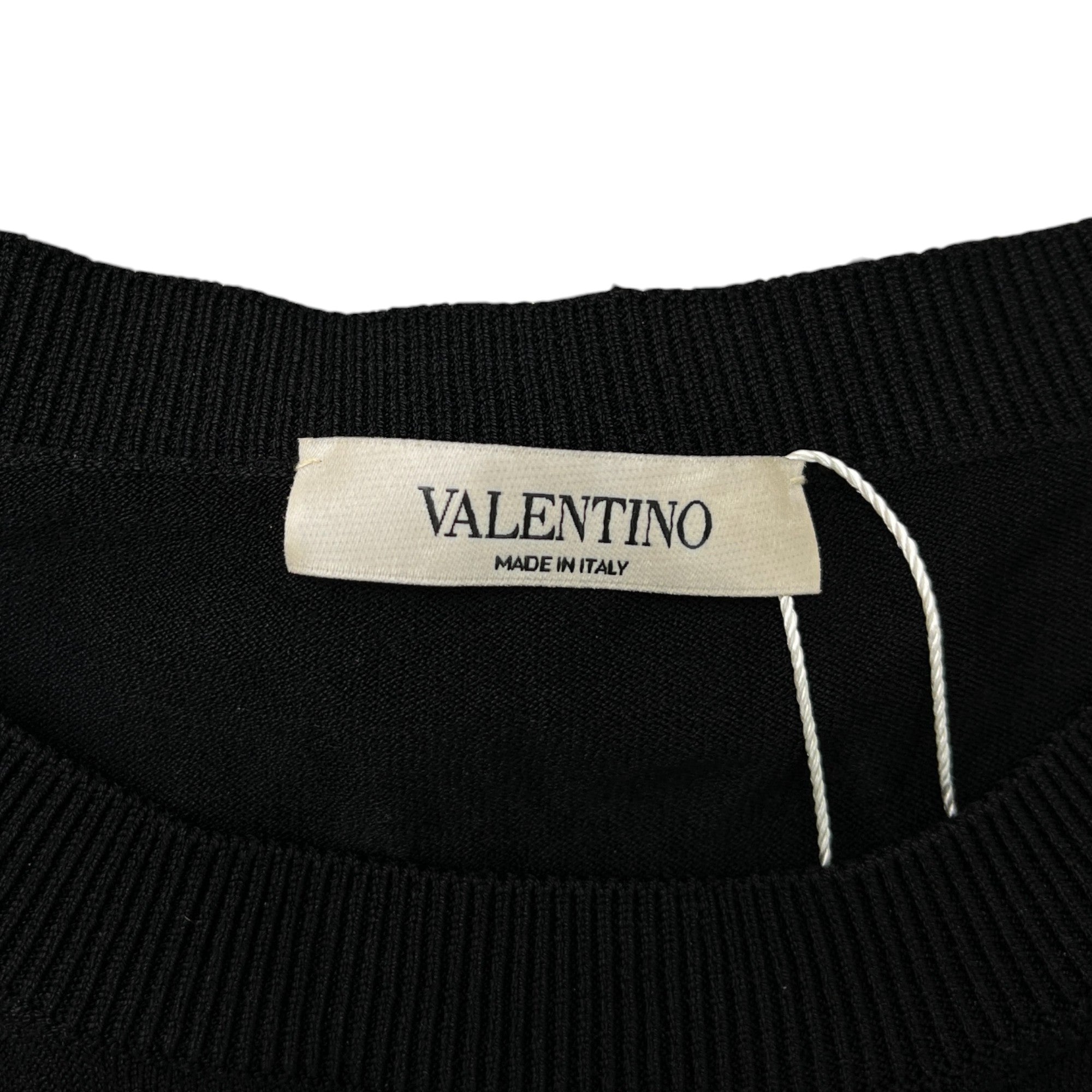 Men's Plaque Logo Sweatshirt Black Size M