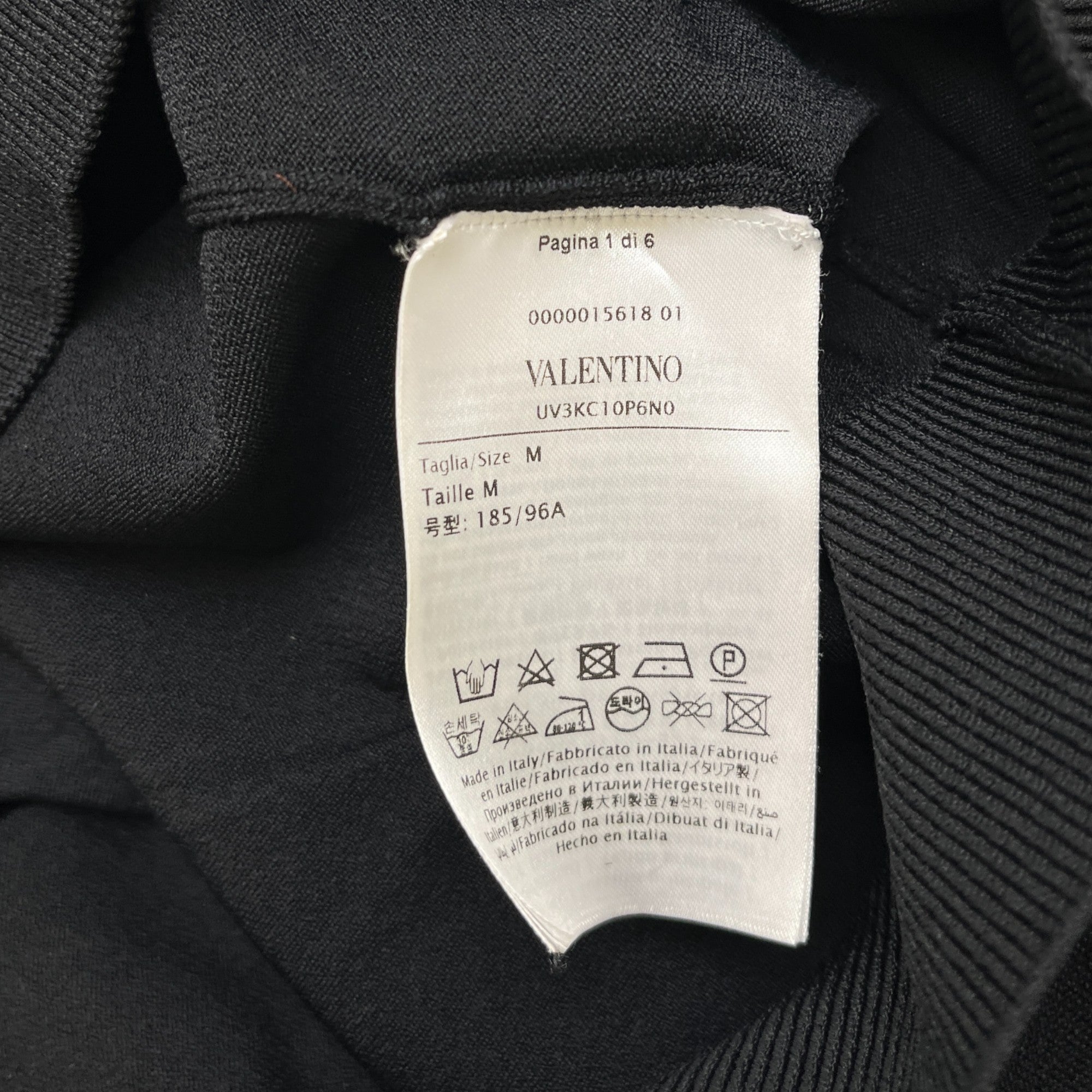 Men's Plaque Logo Sweatshirt Black Size M