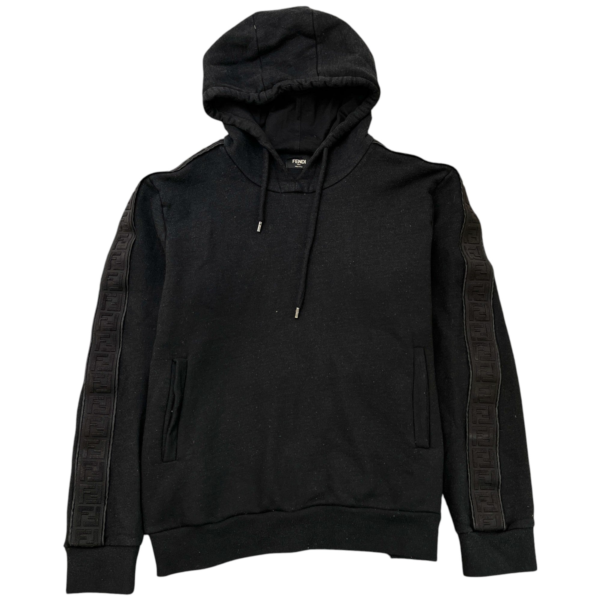 Men's Track Logo Hoodie Black Size L