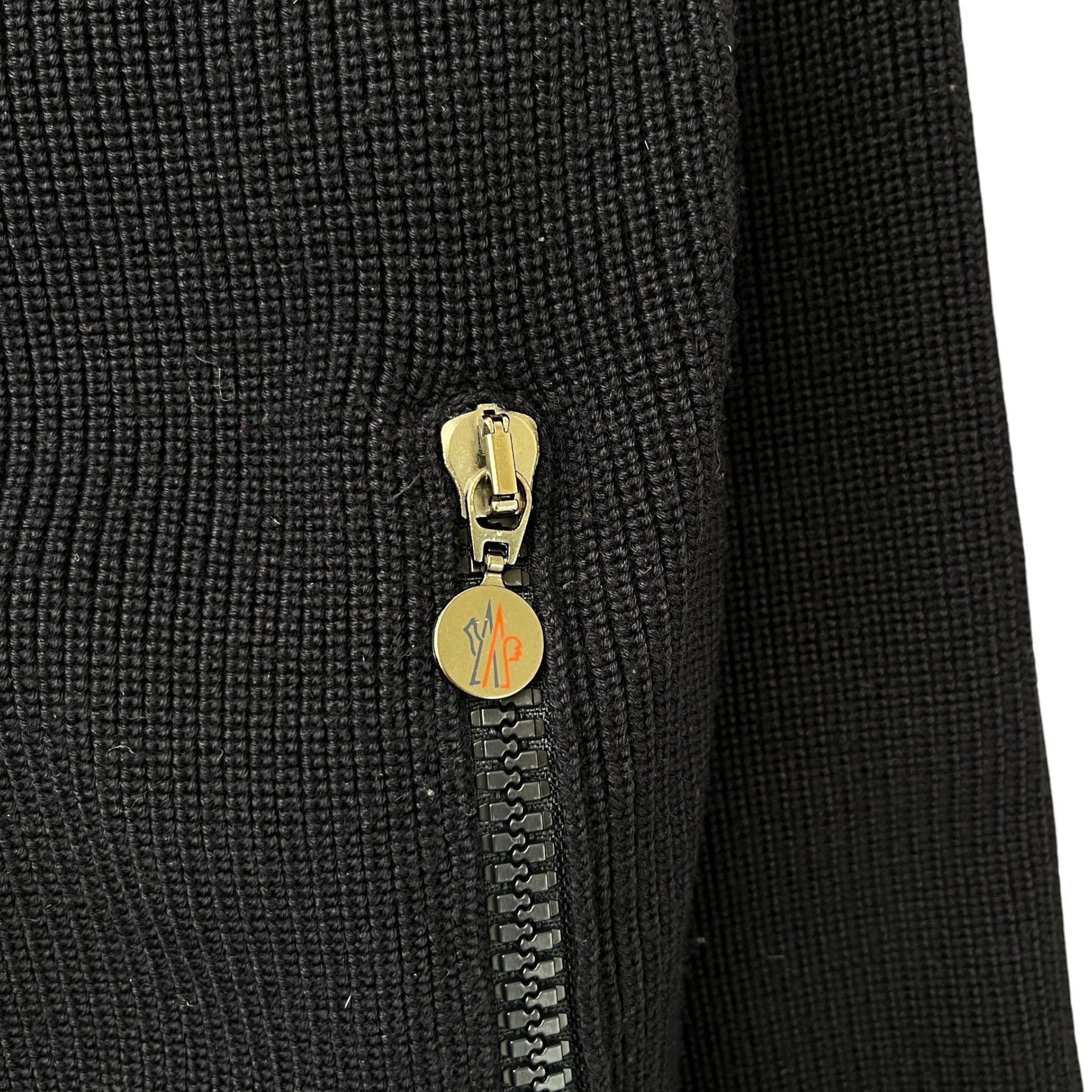 Men's Maglione Tricot Cardigan Down Jacket Navy Size M