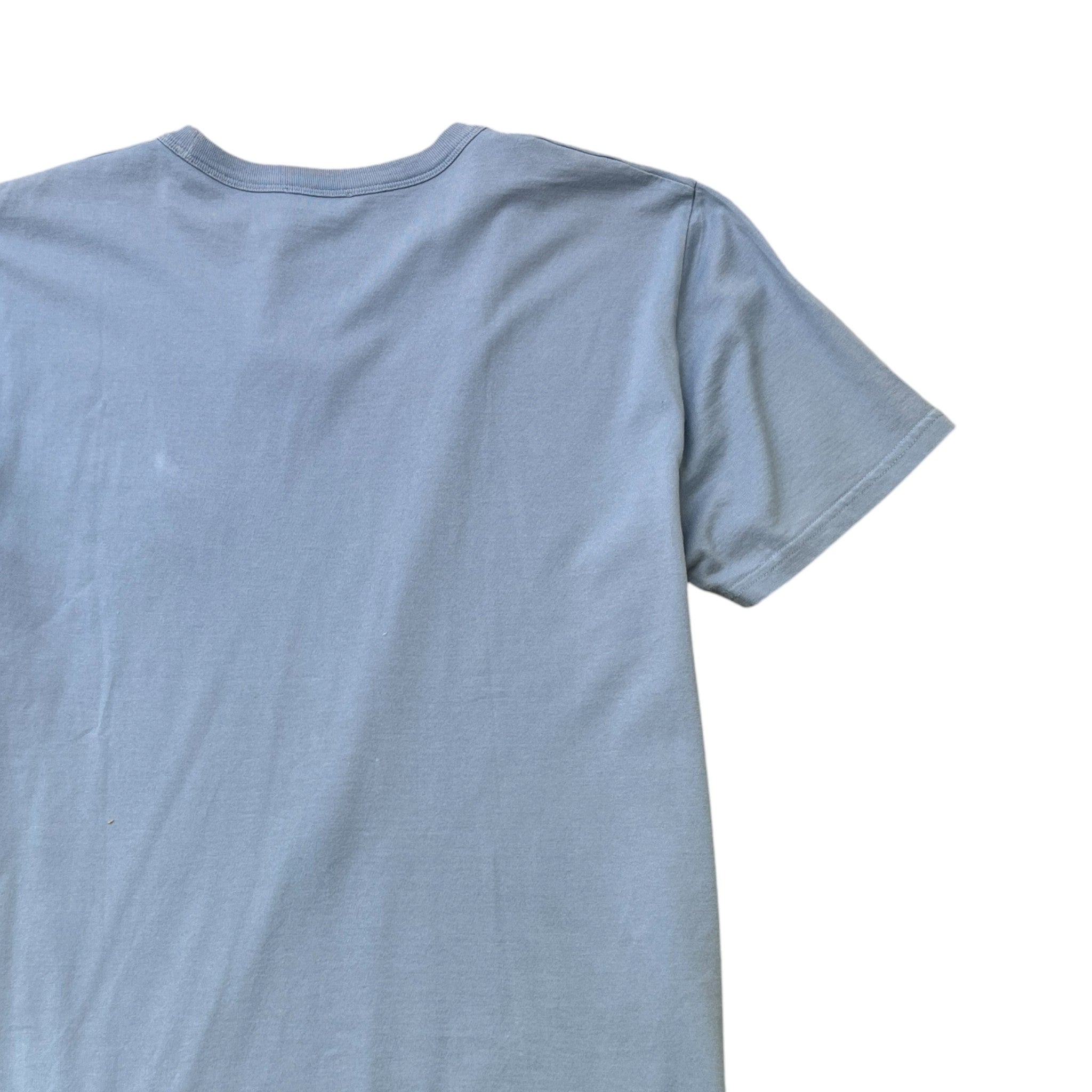 Men's Embroidered Cd Icon T-Shirt Blue Size L