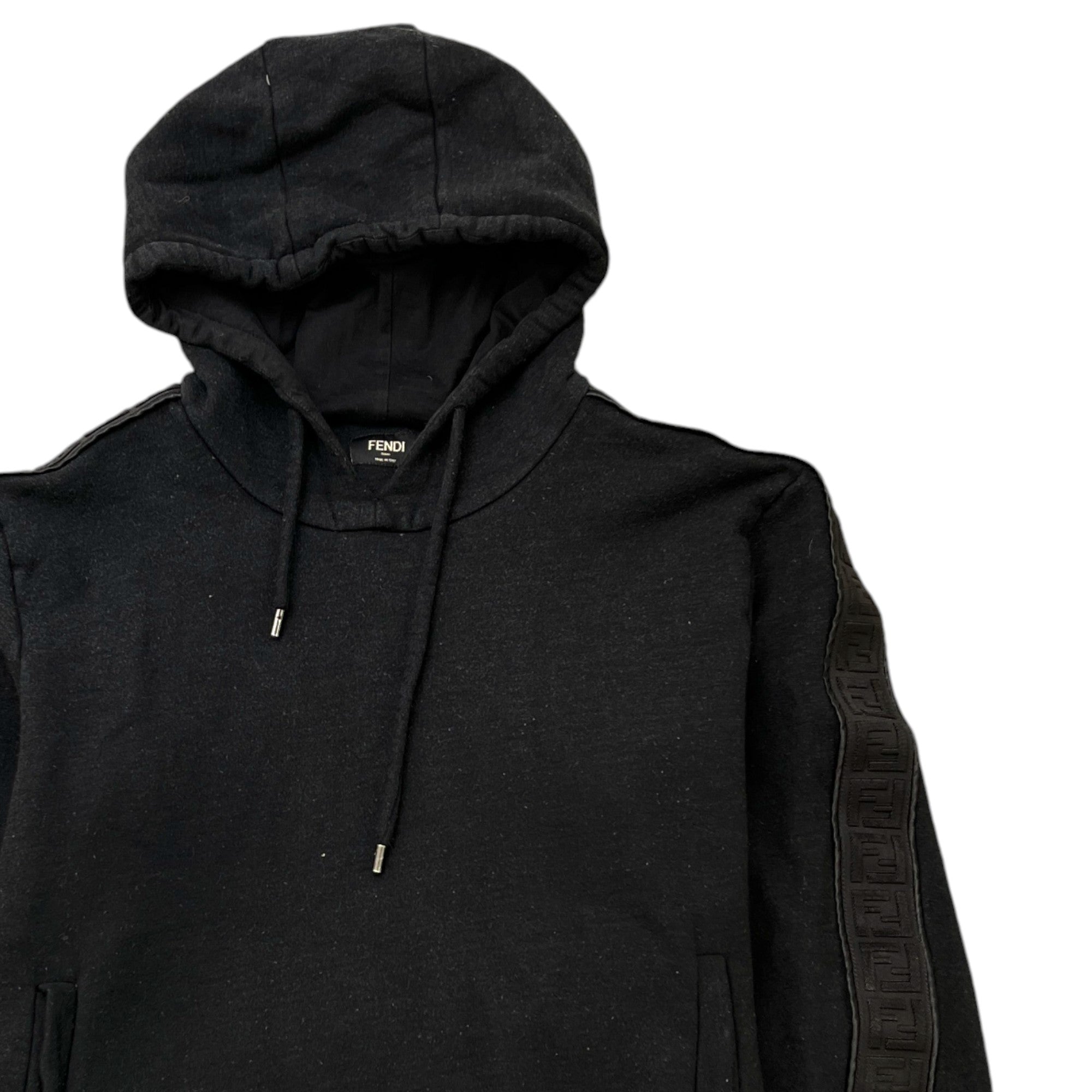 Men's Track Logo Hoodie Black Size L