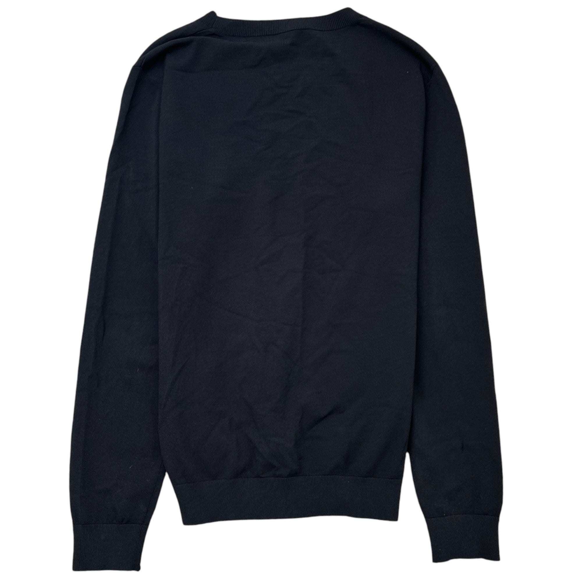 Men's Plaque Logo Sweatshirt Black Size M