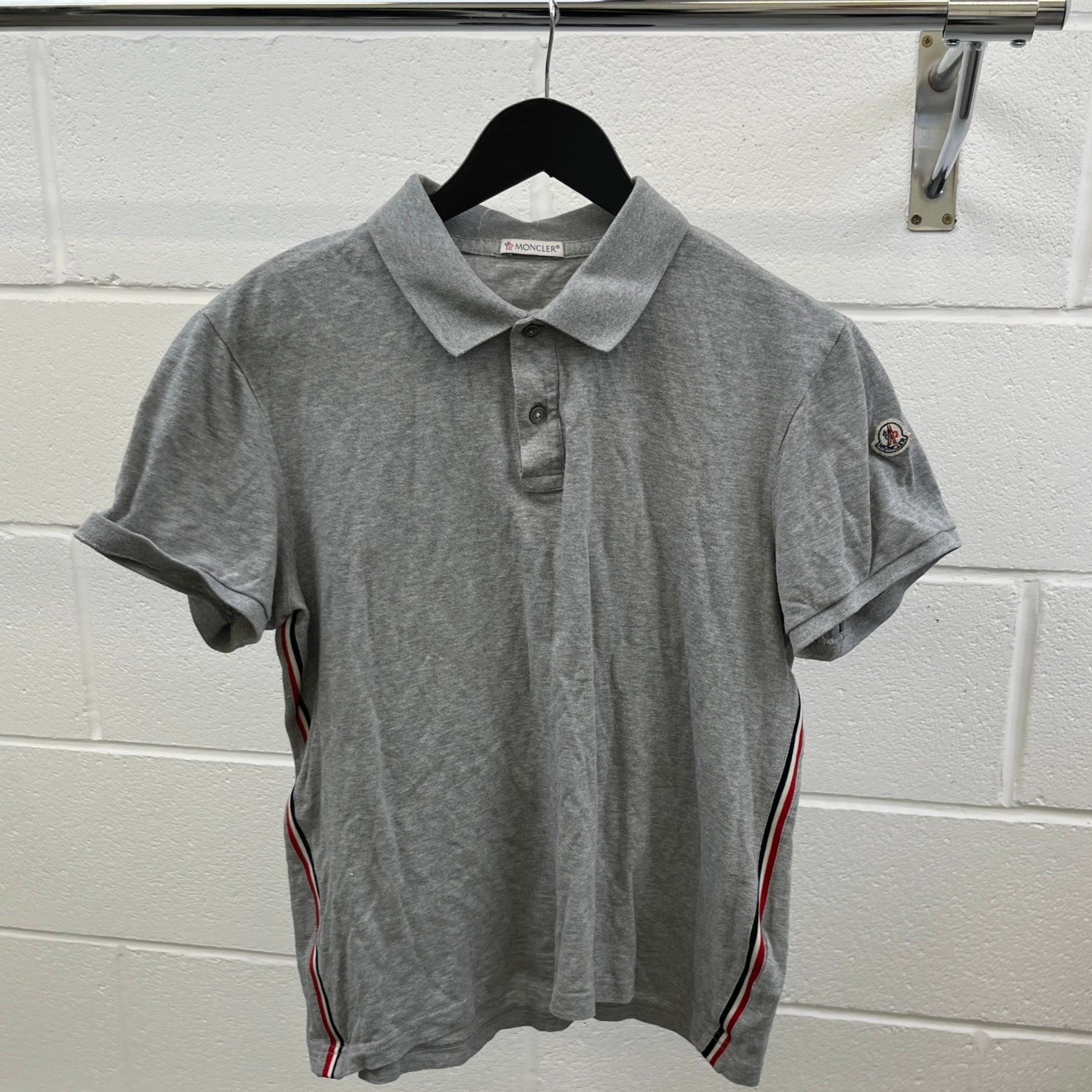 Men's Maglia Polo Shirt Grey Size M
