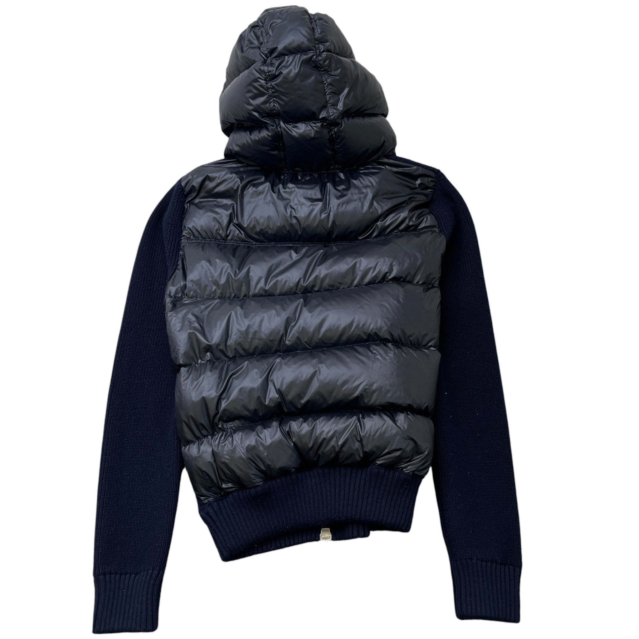 Men's Maglione Tricot Cardigan Down Jacket Navy Size M