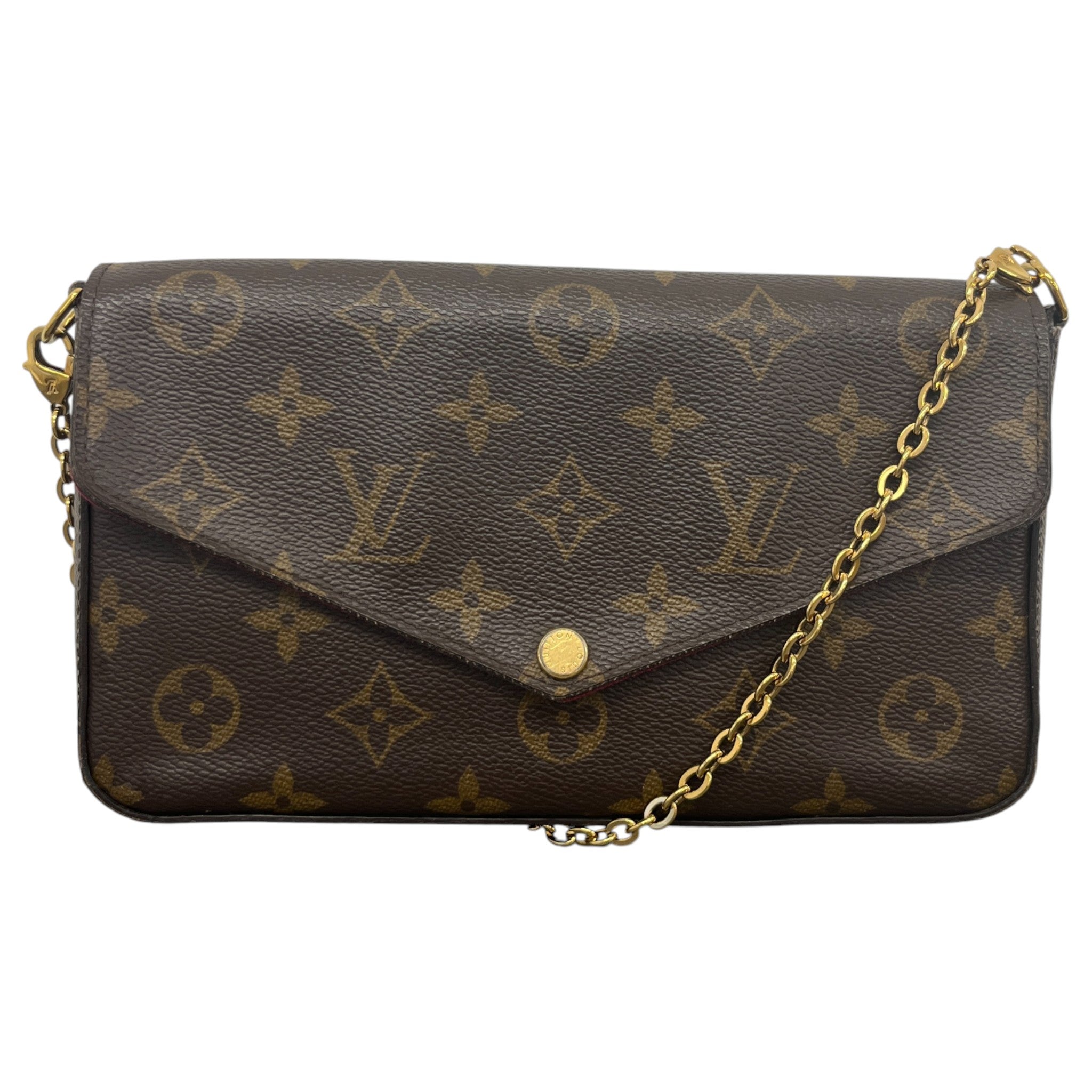 Women's Monogram Félicie Pochette Bag Brown