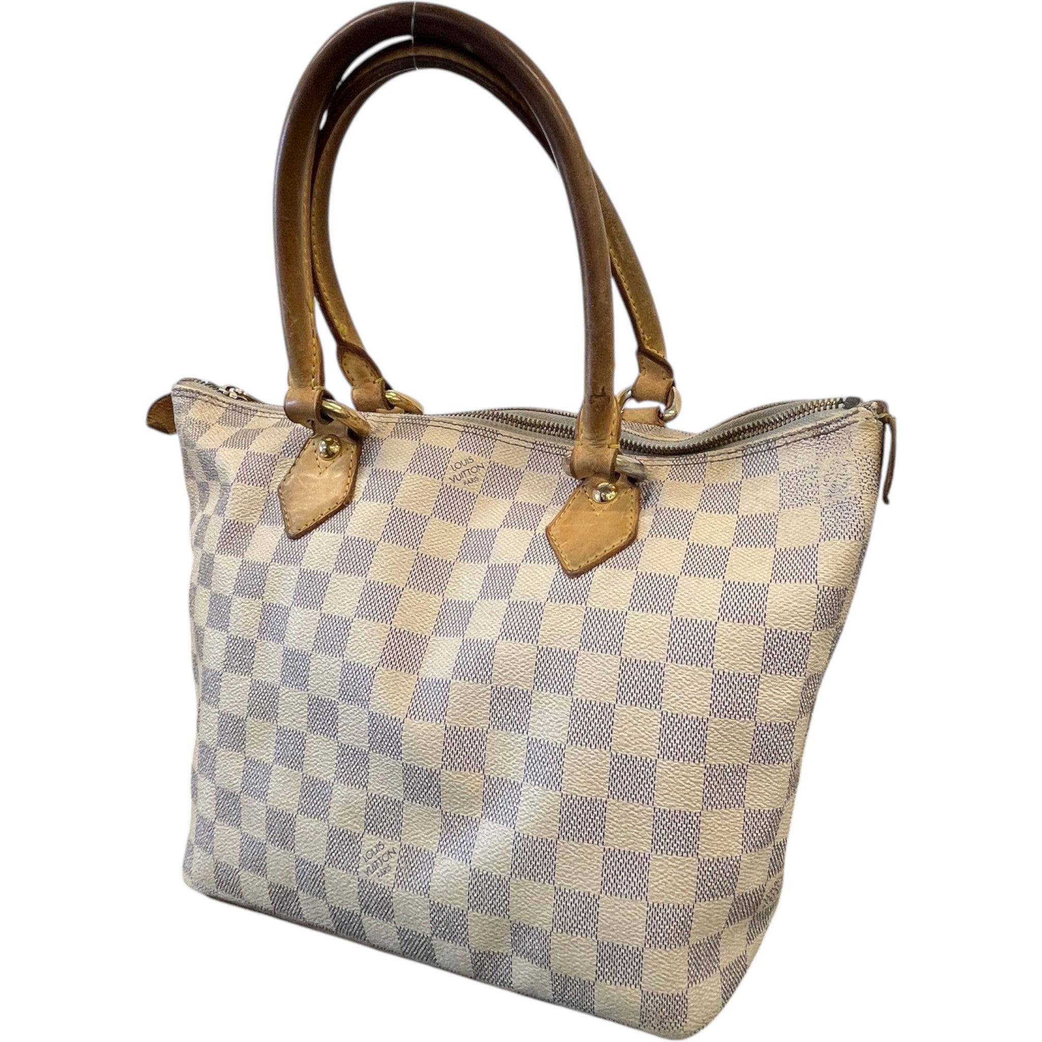 Women's Damier Azur Saleya Pm Bag White