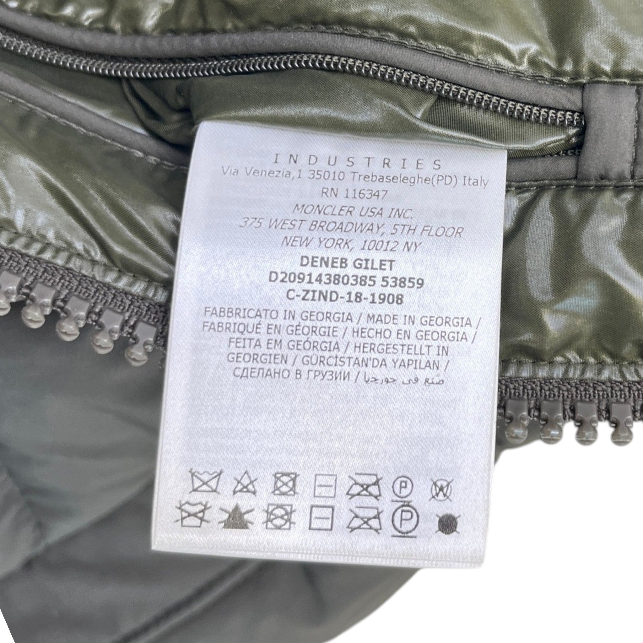 Men's Deneb Gilet Khaki Size 6 / XXXL