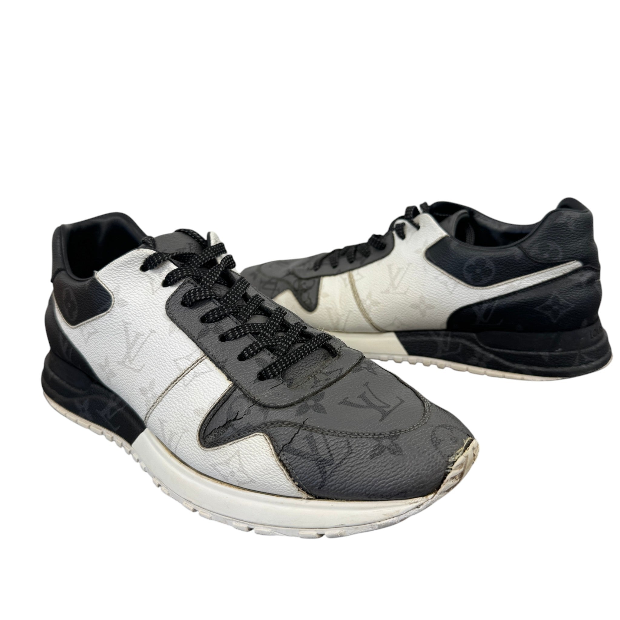 Men's Run Away Low Trainers Black Size EU 41.5 / UK 7.5