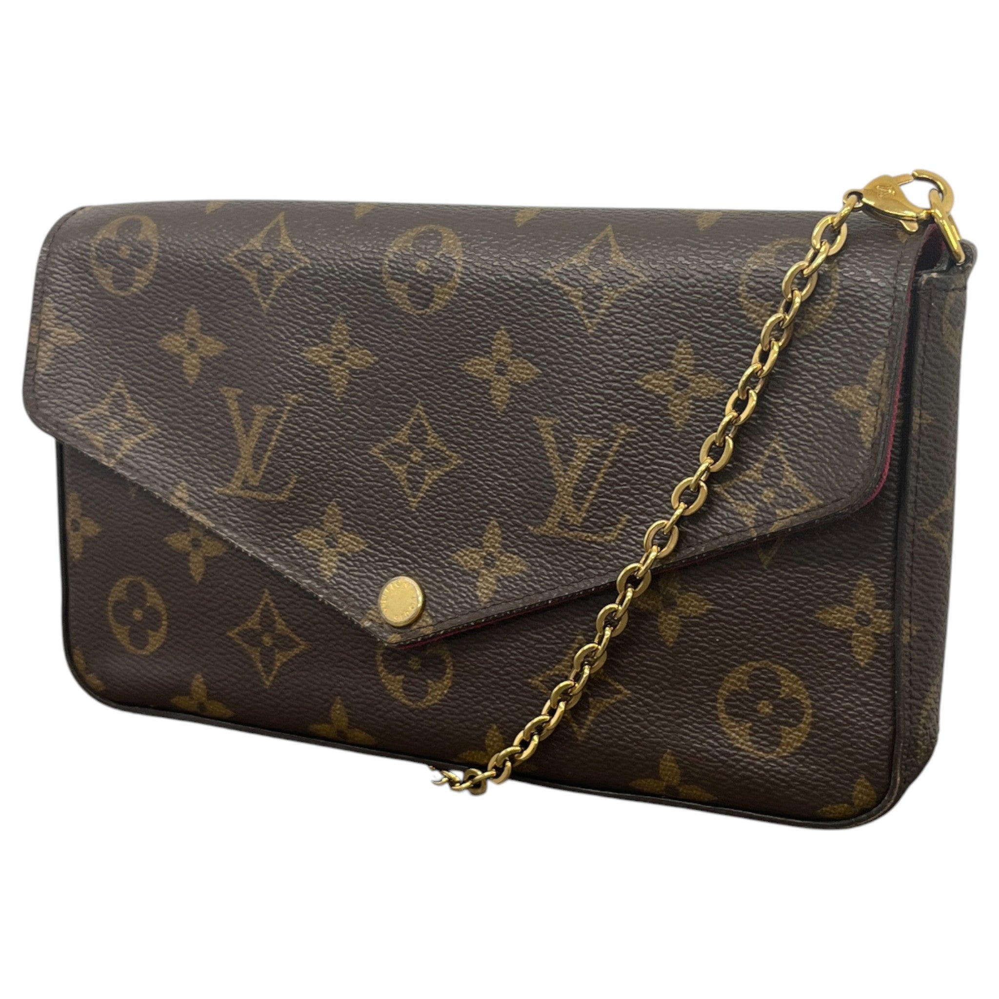 Women's Monogram Félicie Pochette Bag Brown