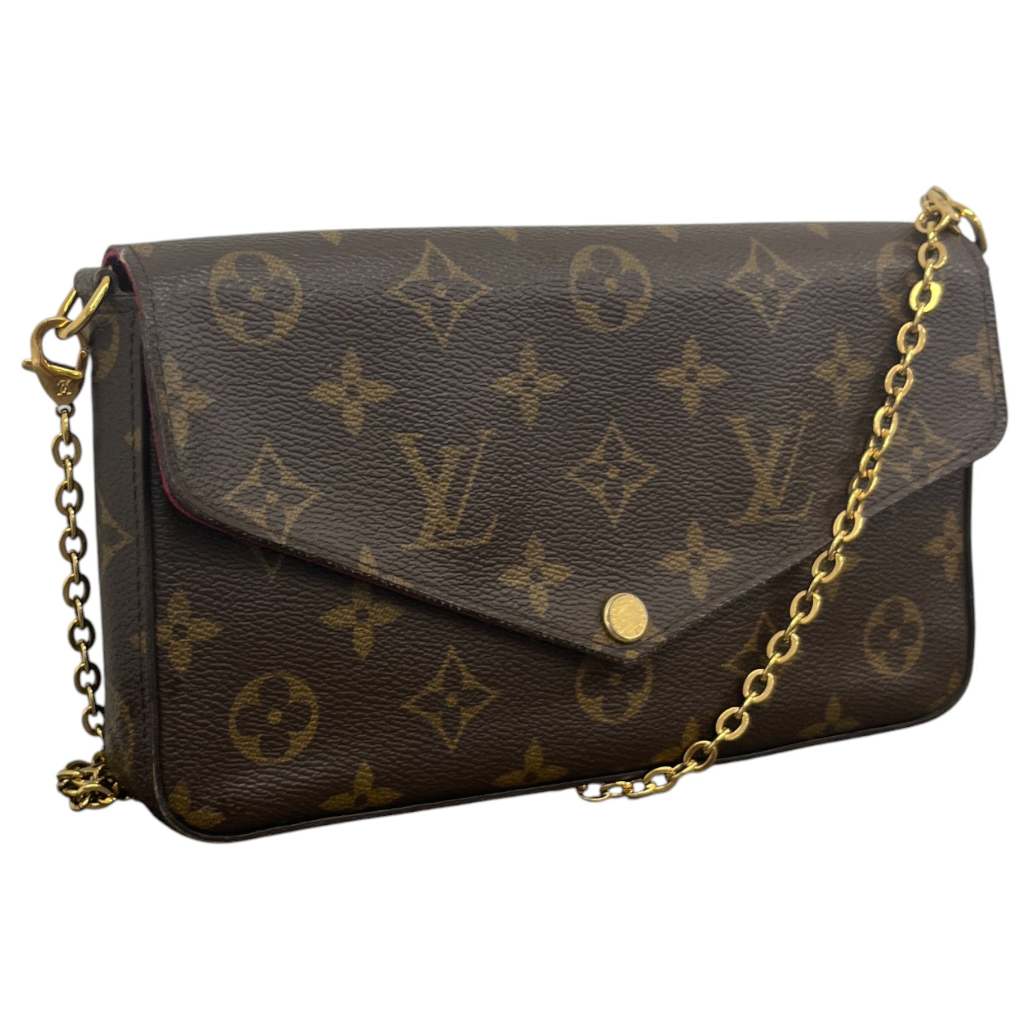 Women's Monogram Félicie Pochette Bag Brown