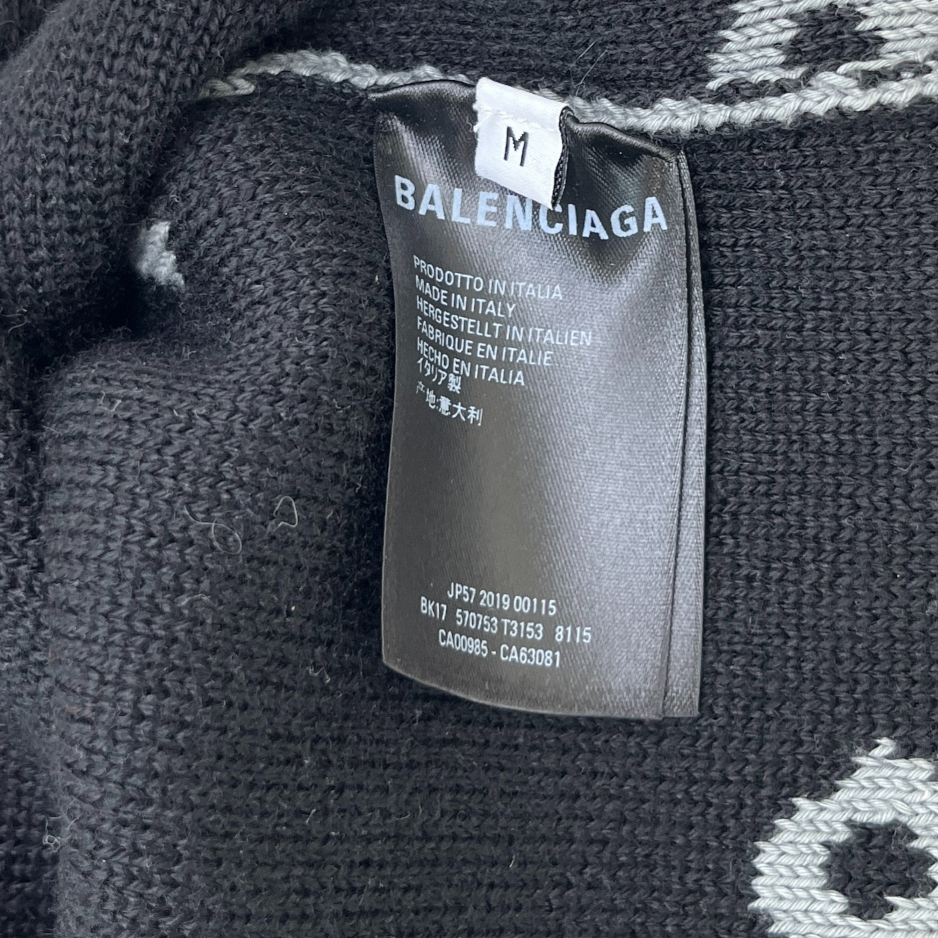 Men's All-Over Logo Sweatshirt Grey Size M