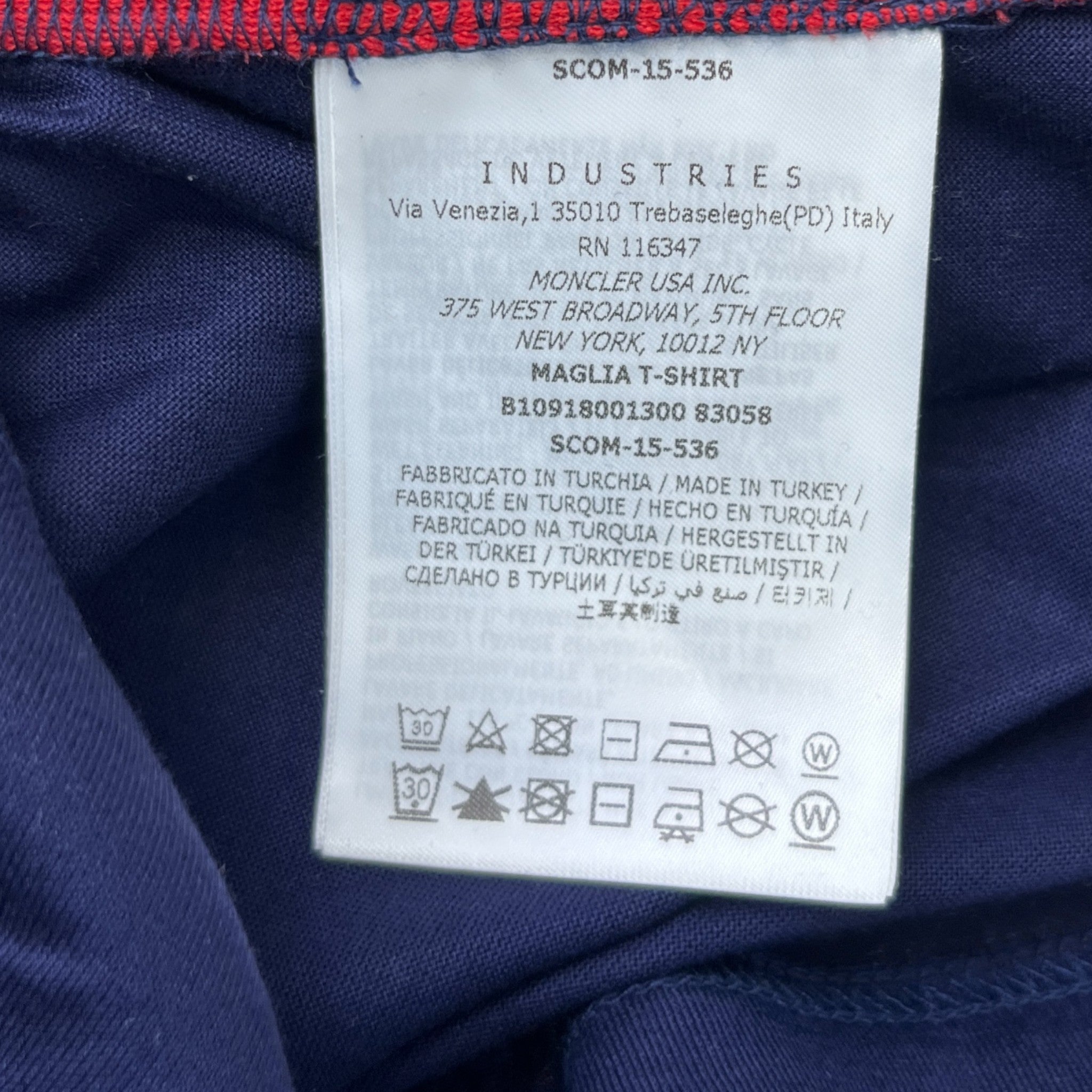 Men's Maglia T-Shirt Navy Size M