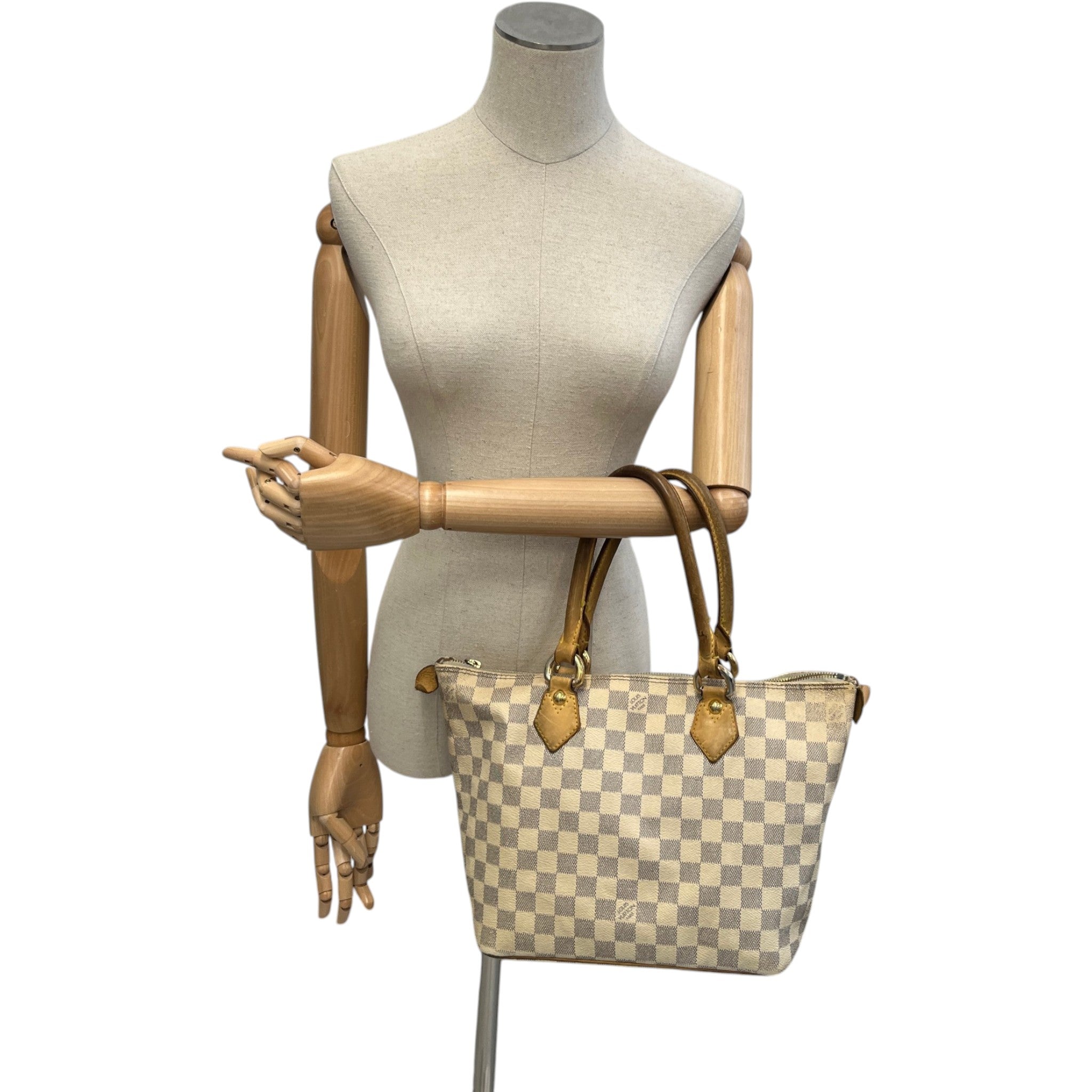 Women's Damier Azur Saleya Pm Bag White