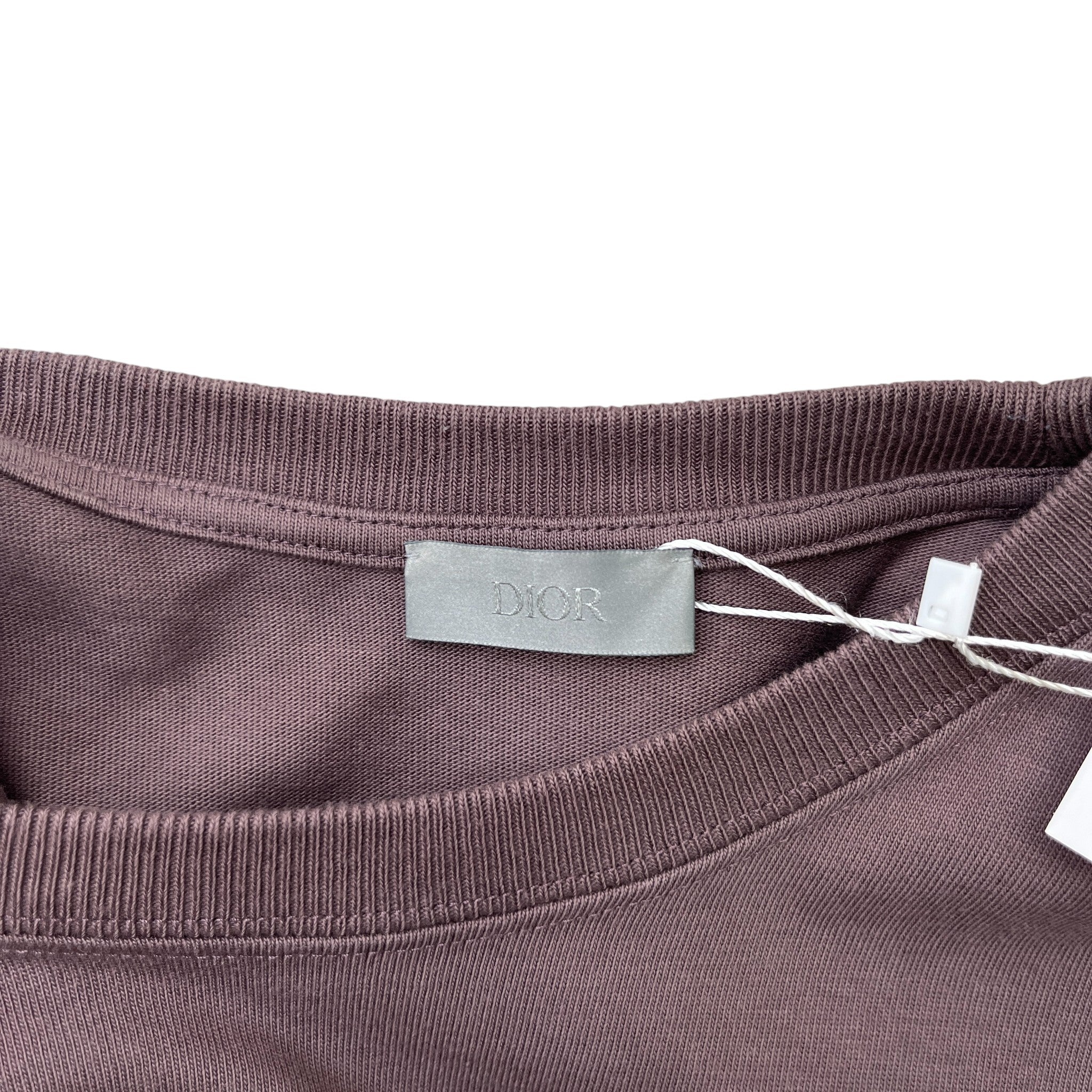 Men's Cd Embroidered Logo T-Shirt Brown Size S