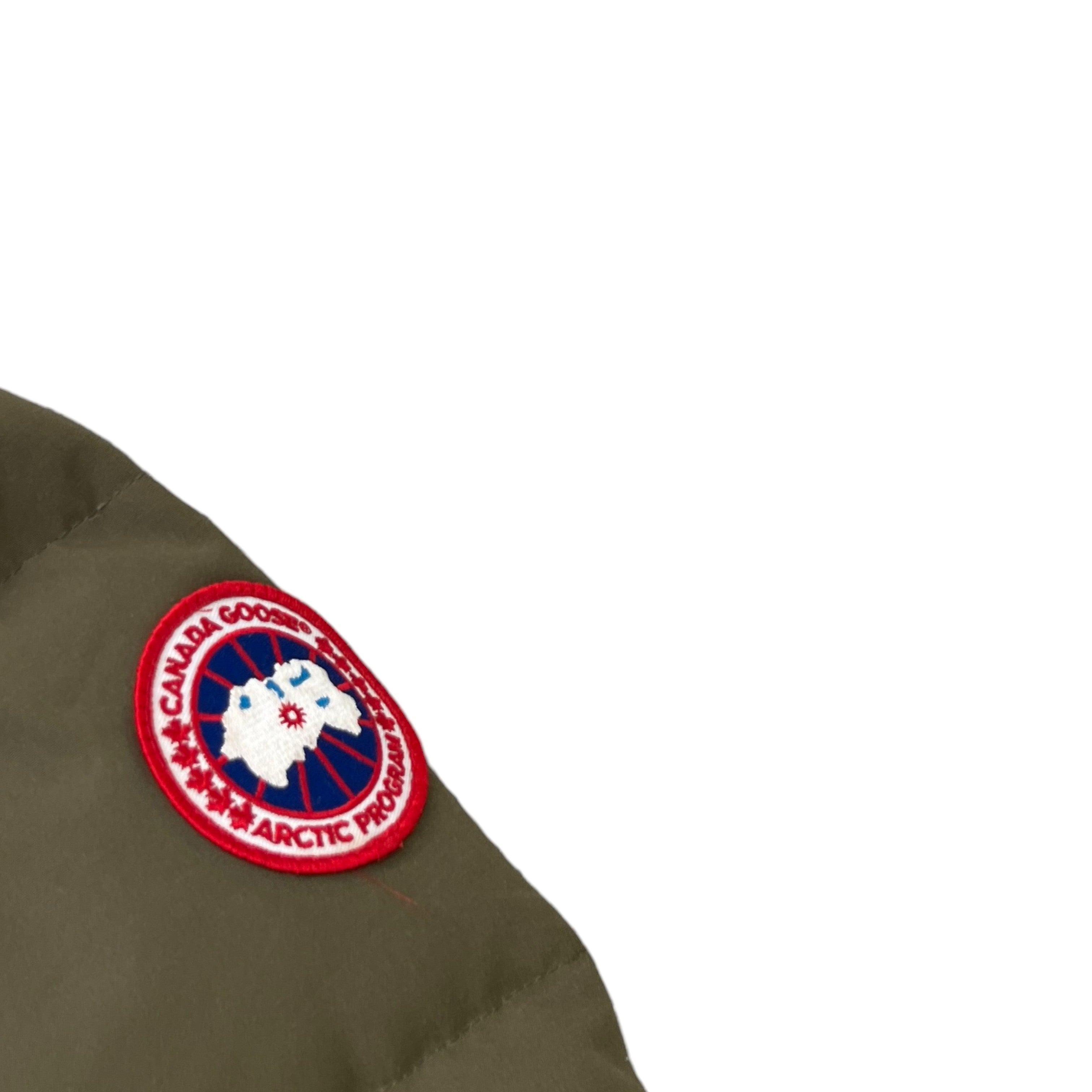 Men's Carson Parka Down Jacket Khaki Size L
