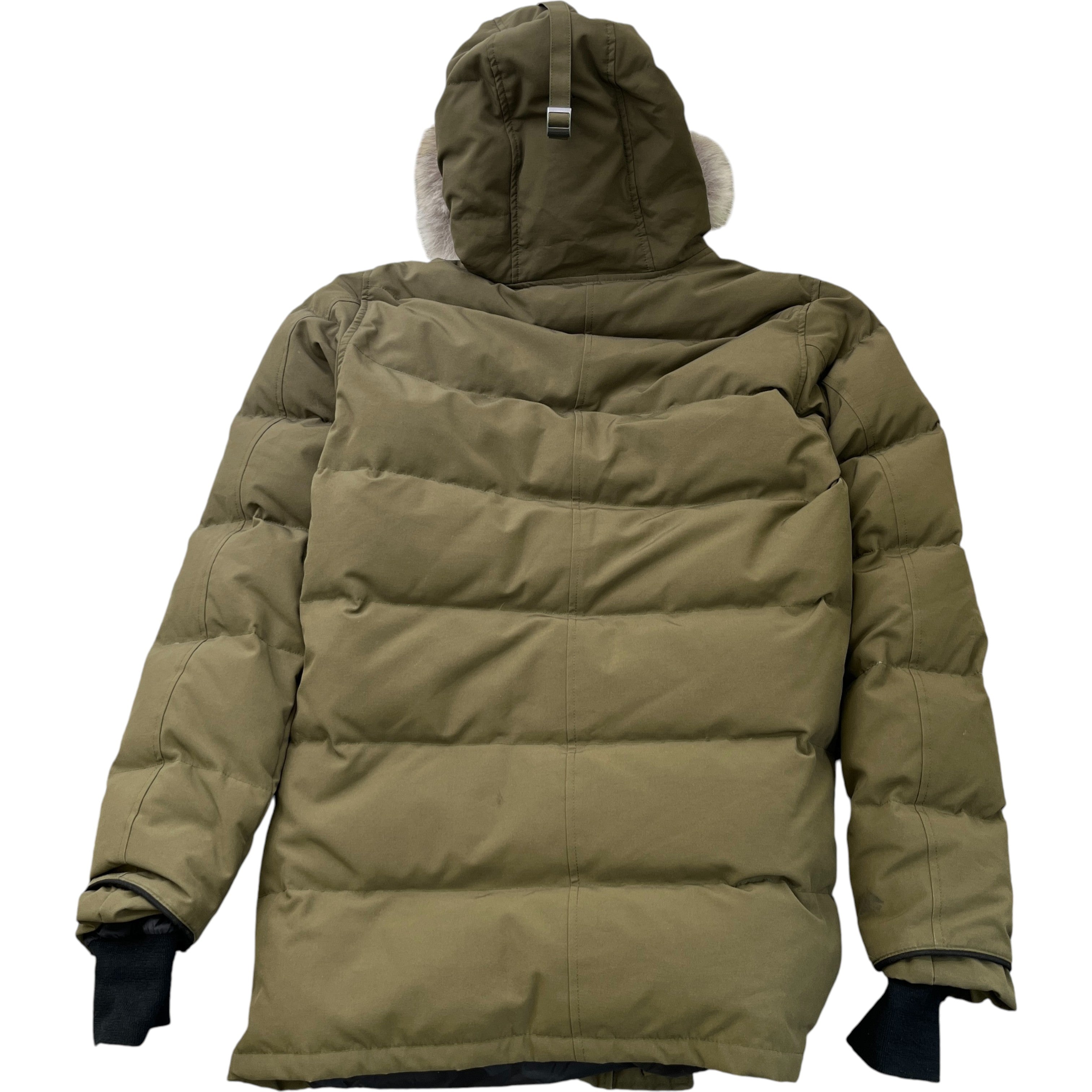 Men's Carson Parka Down Jacket Khaki Size L
