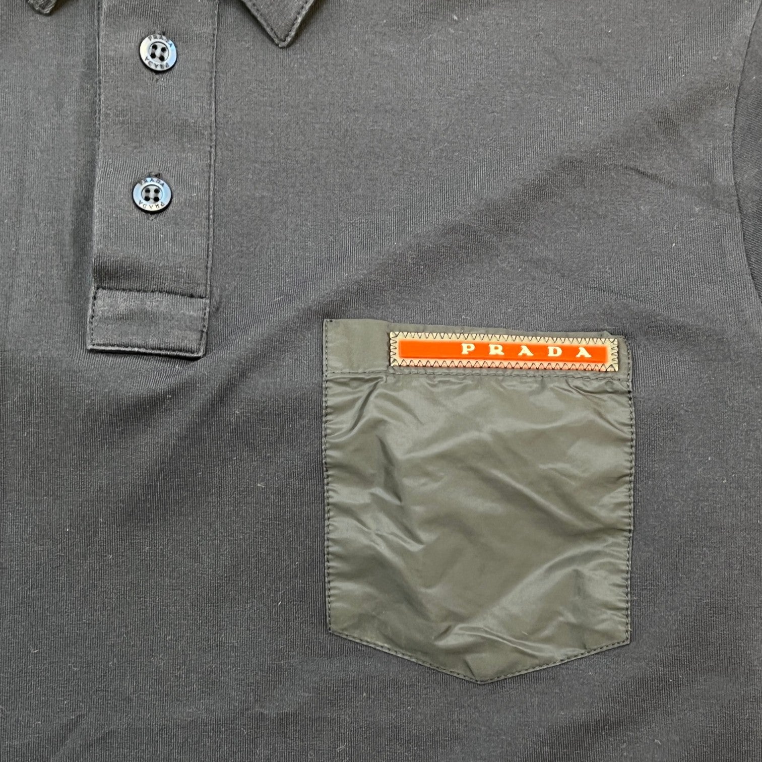 Men's Linear Rosa Polo Shirt Navy Size S