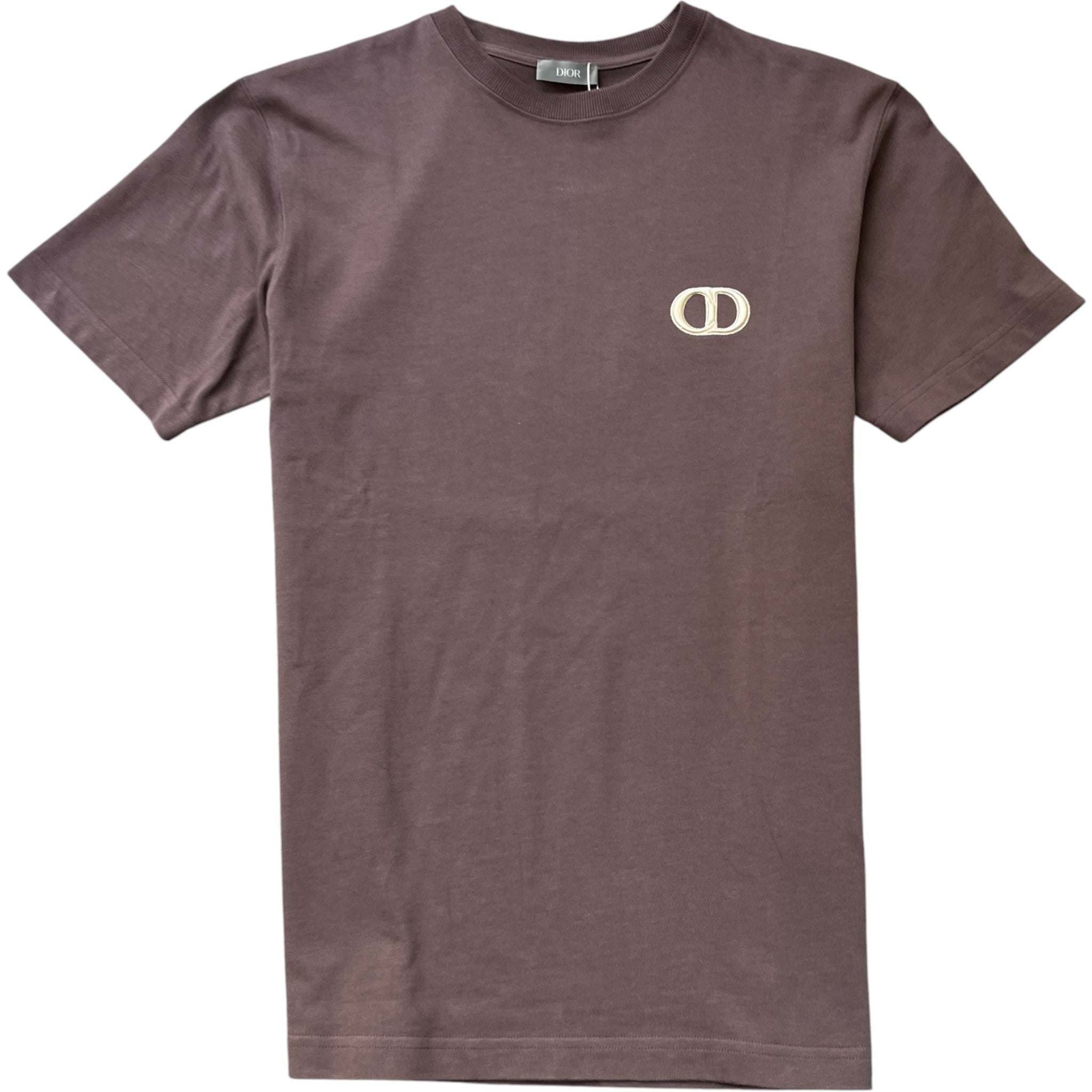 Men's Cd Embroidered Logo T-Shirt Brown Size S