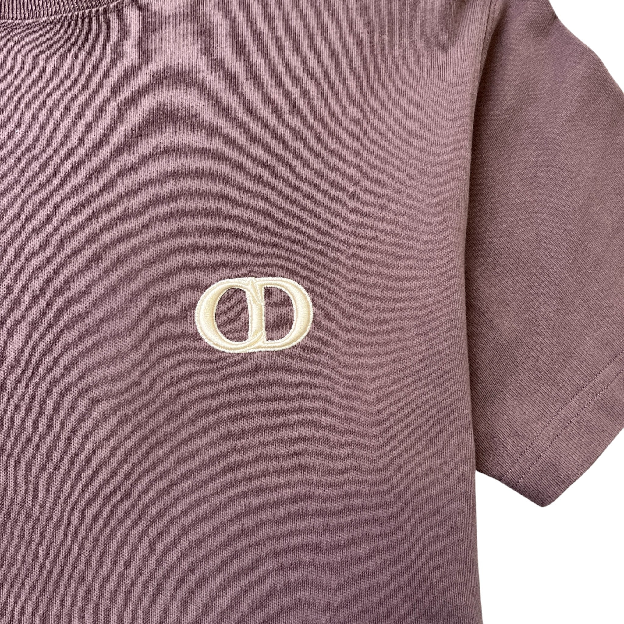 Men's Cd Embroidered Logo T-Shirt Brown Size S