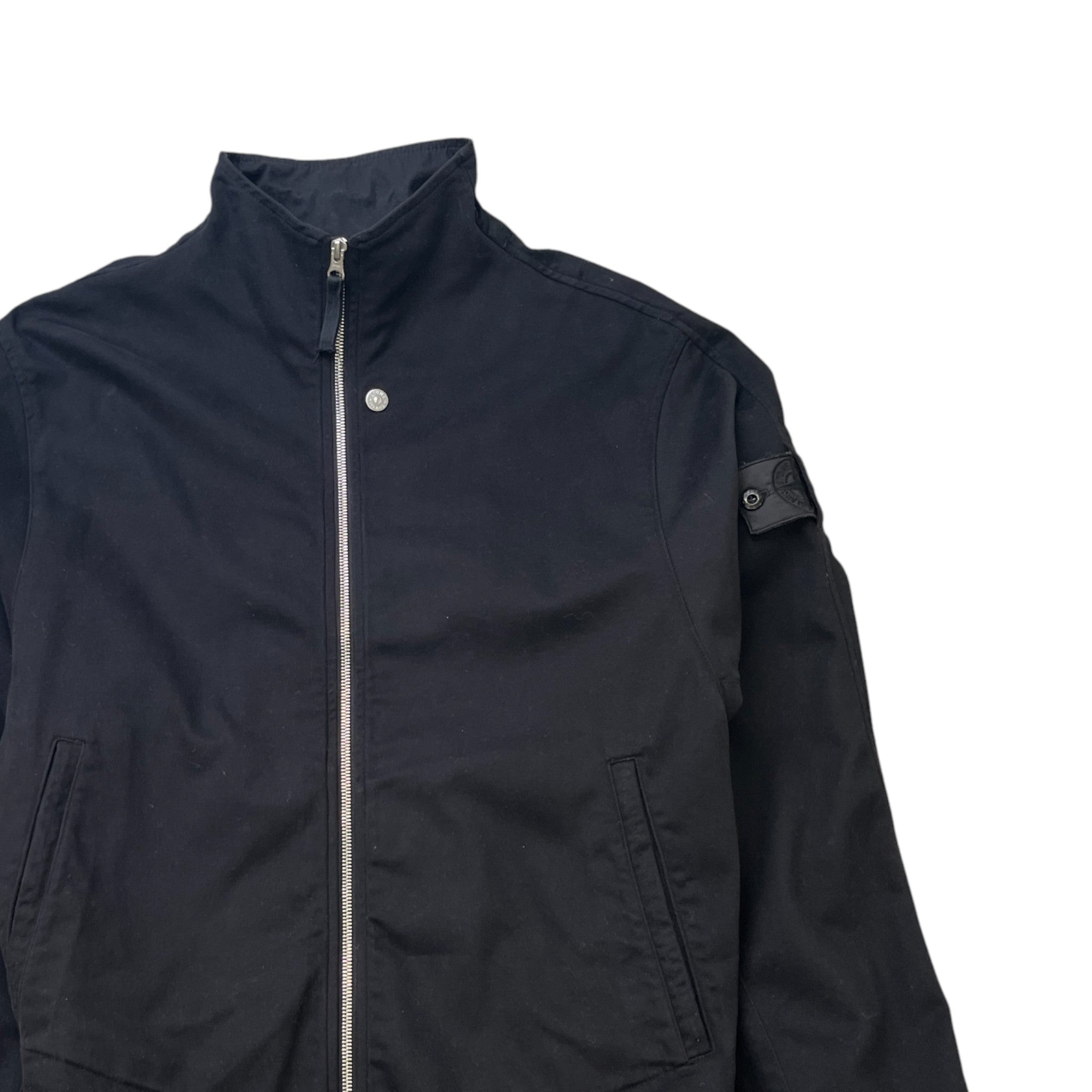 Men's Shadow Project Applique Logo Jacket Black Size M