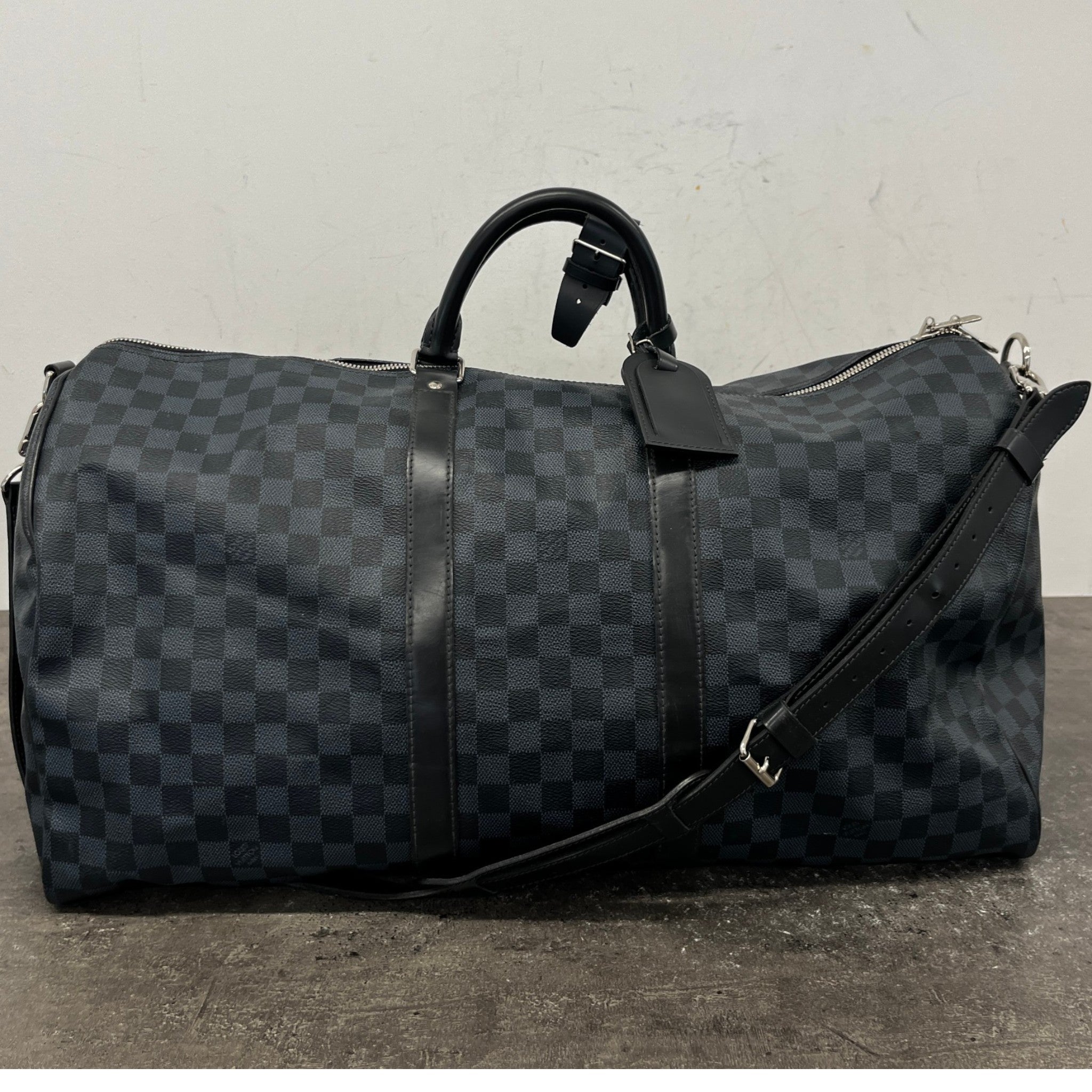 Men's Keepall Bandoulière 55 Monogram Colbalt Bag Navy
